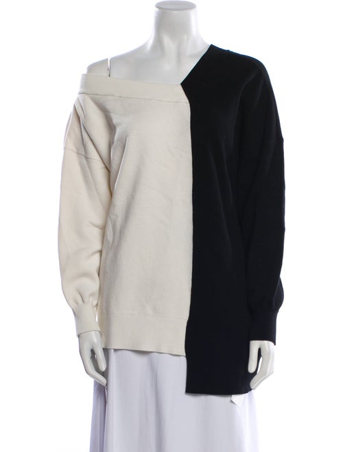 Alice + Olivia Asymmetrical Long Sleeve Tunic