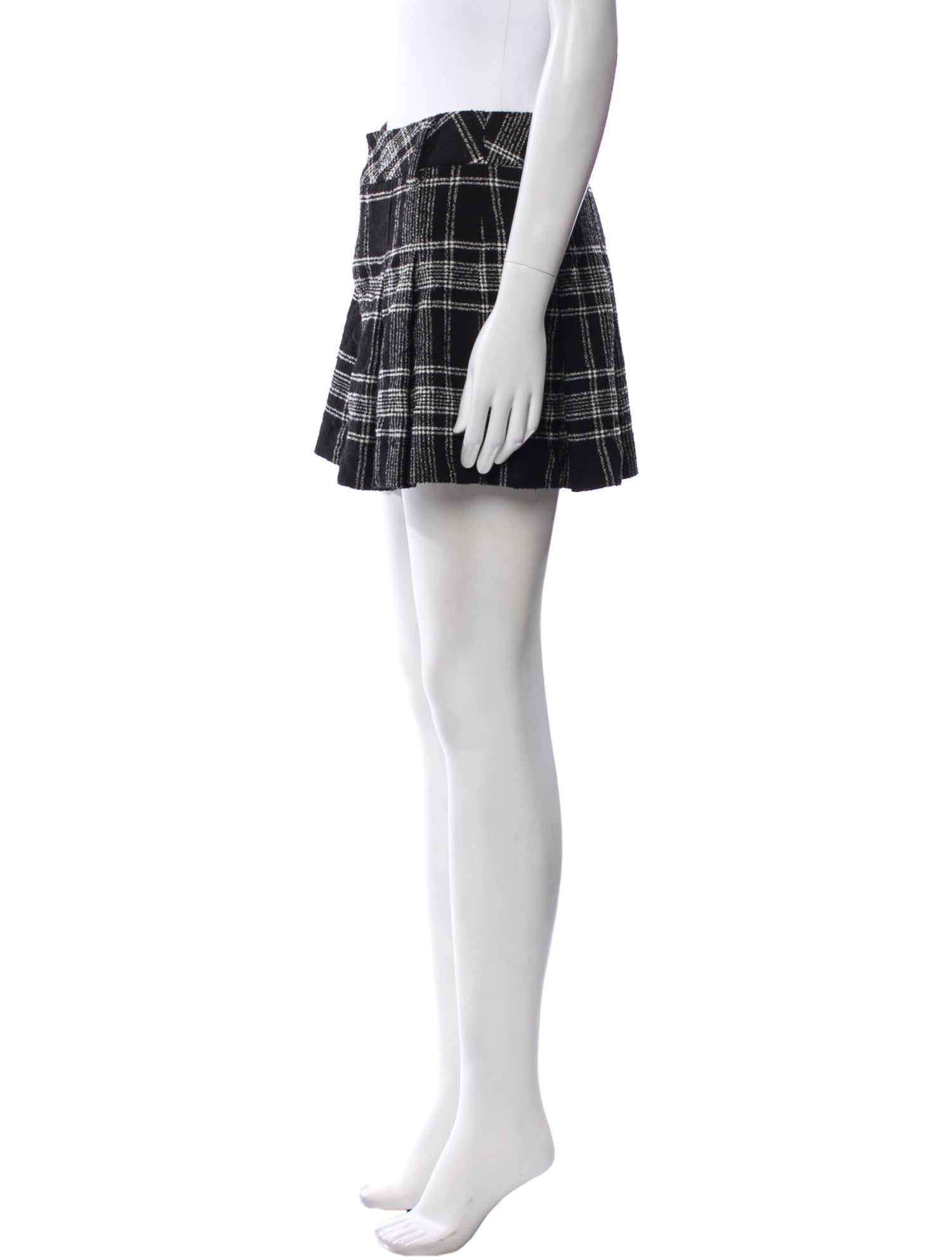 Alice + Olivia Wool Mini Shorts