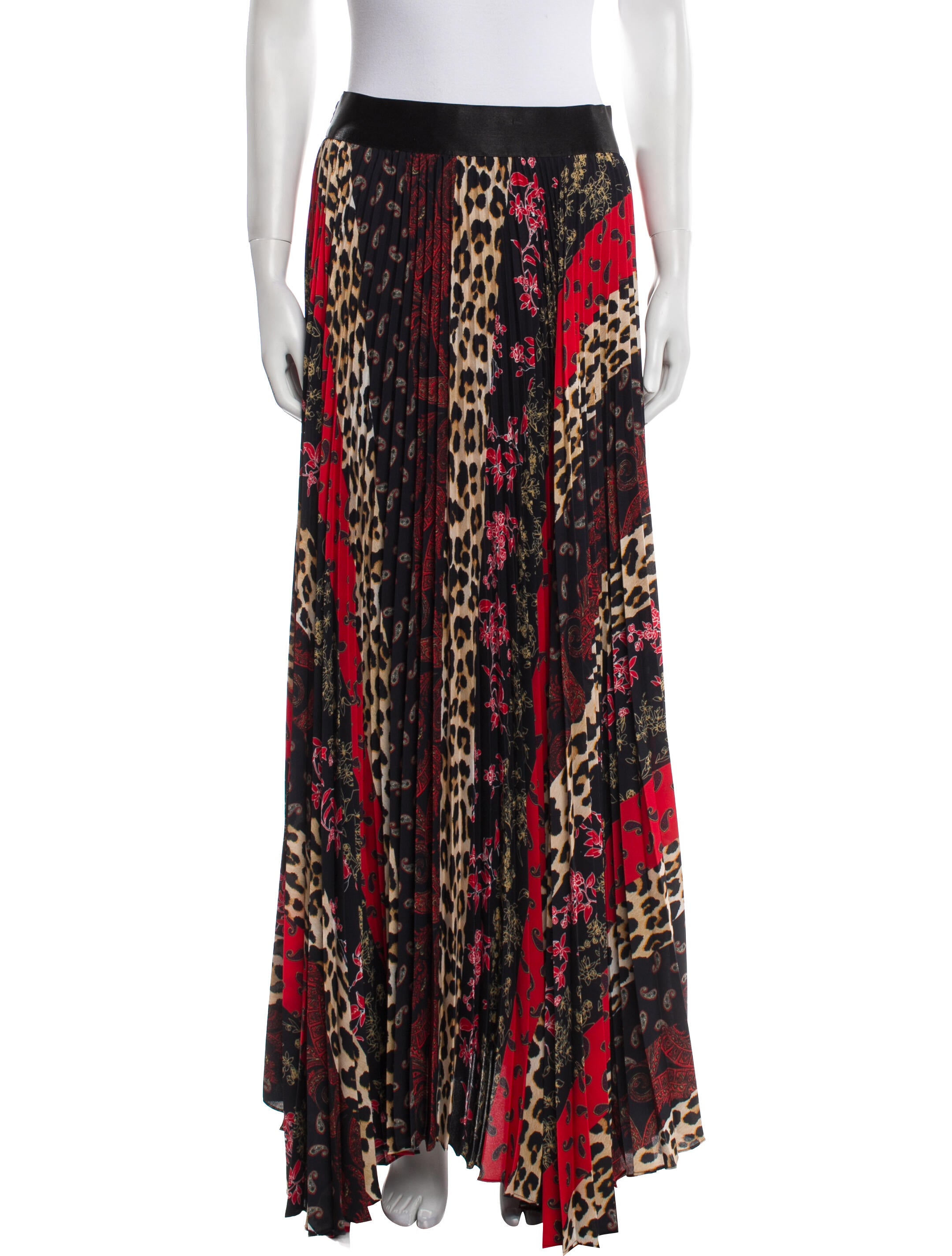 Alice + Olivia Printed Long Skirt w/ Tags