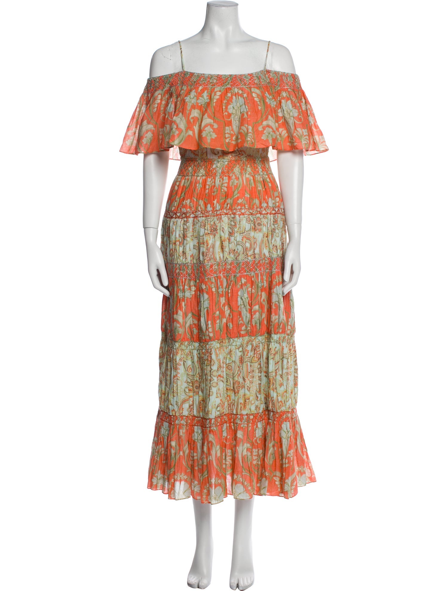 Alice + Olivia Floral Print Long Dress w/ Tags