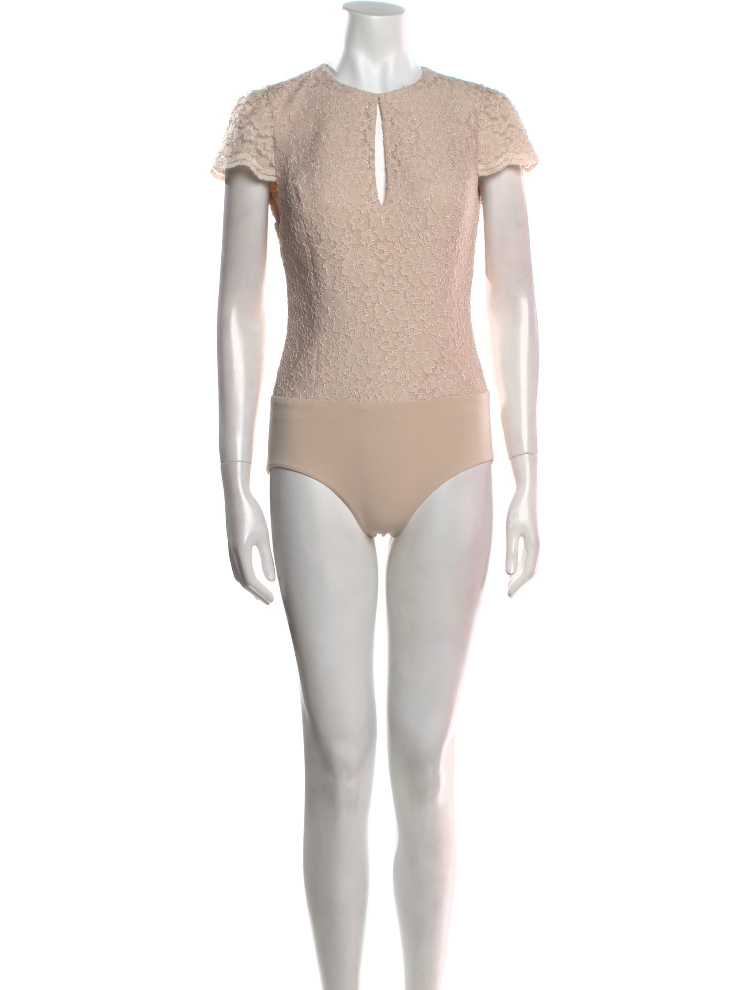 Alice + Olivia Crew Neck Short Sleeve Bodysuit