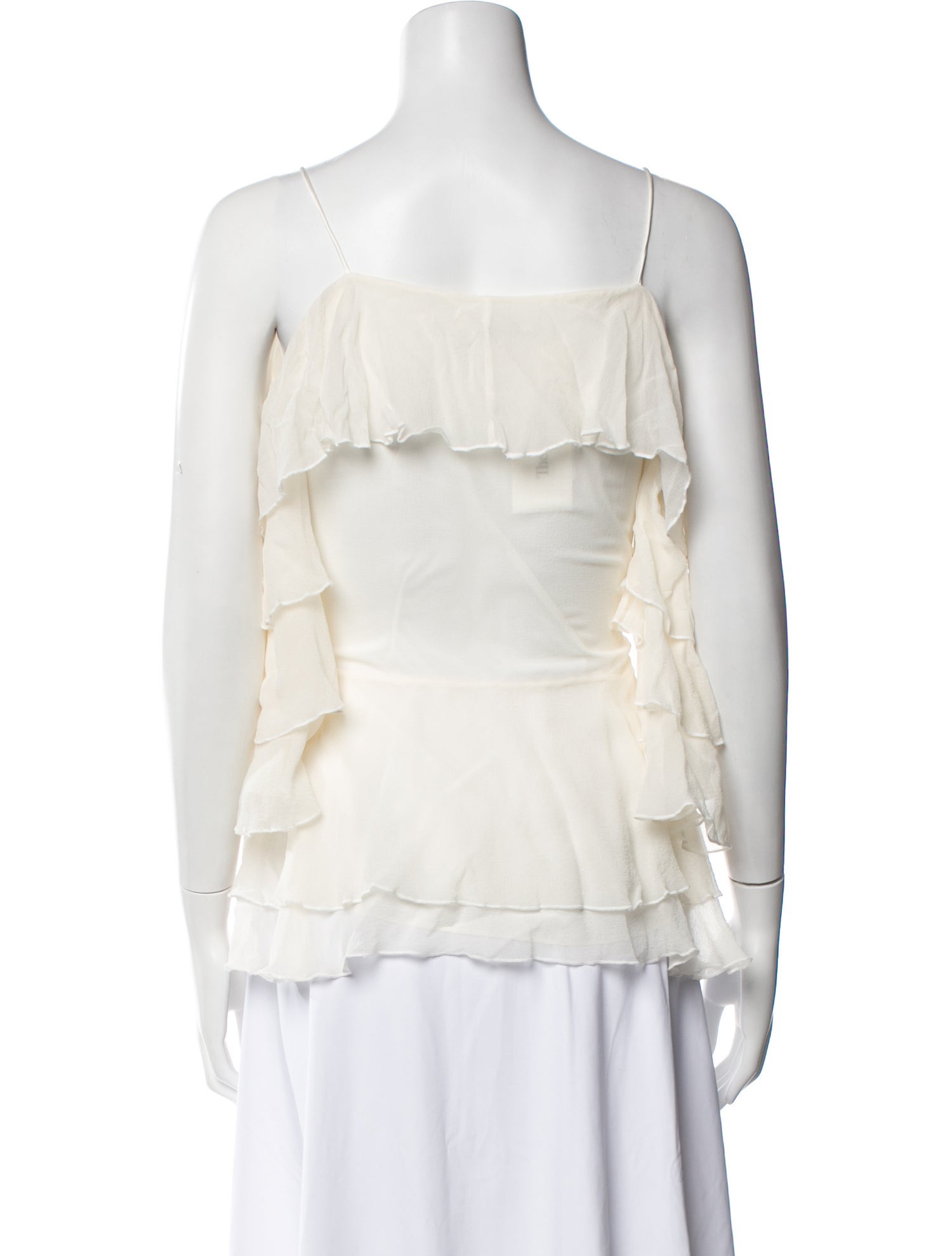 Alice + Olivia Square Neckline Sleeveless Blouse