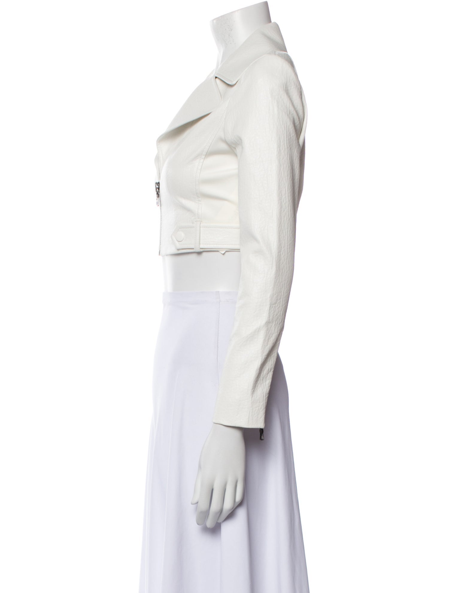 Alice + Olivia Faux Leather Bolero