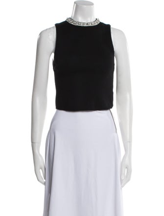 Alice + Olivia Wool Mock Neck Sweater