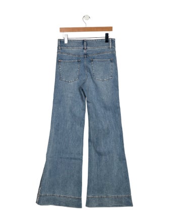 Alice + Olivia High-Rise Wide Leg Jeans