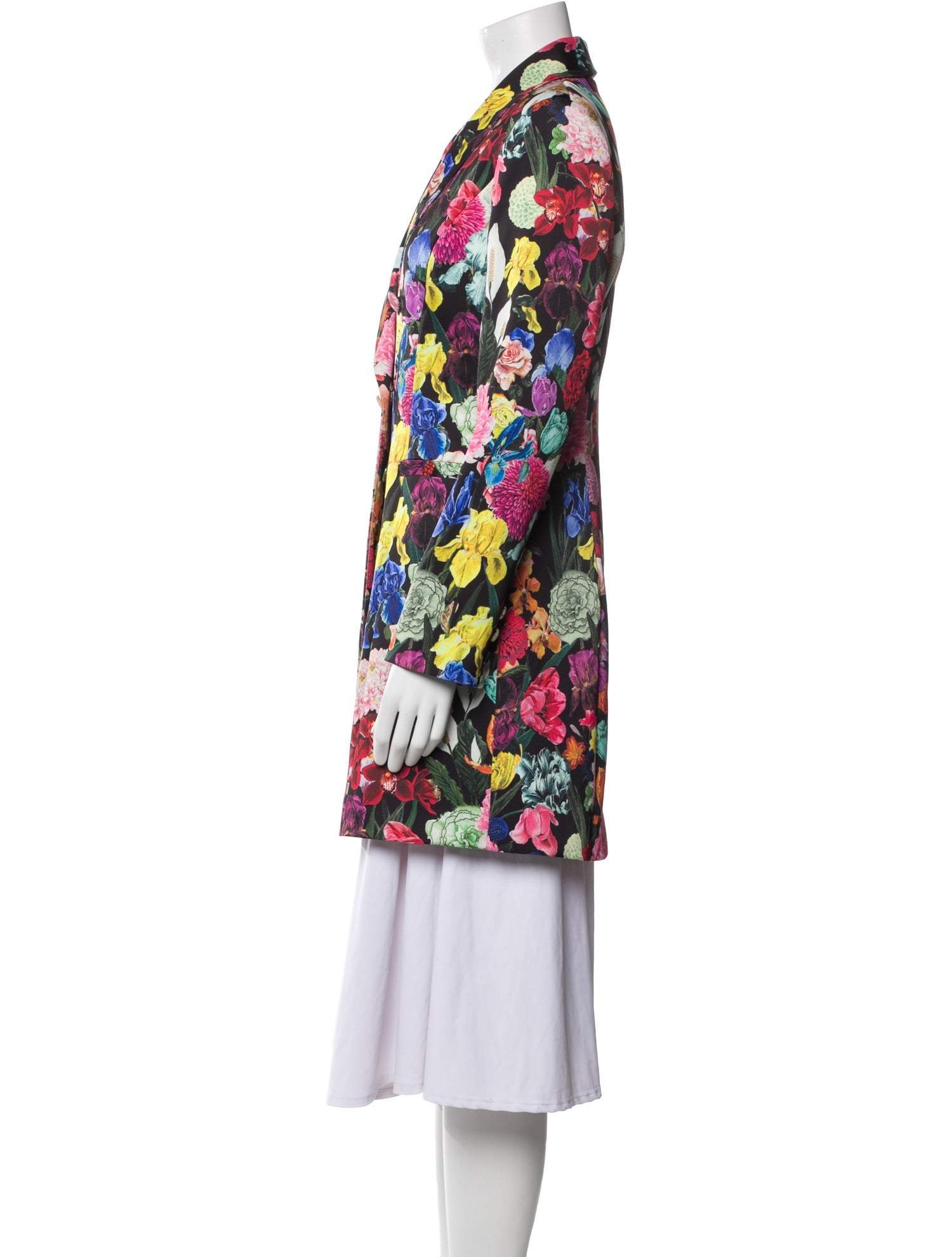 Alice + Olivia Floral Print Coat