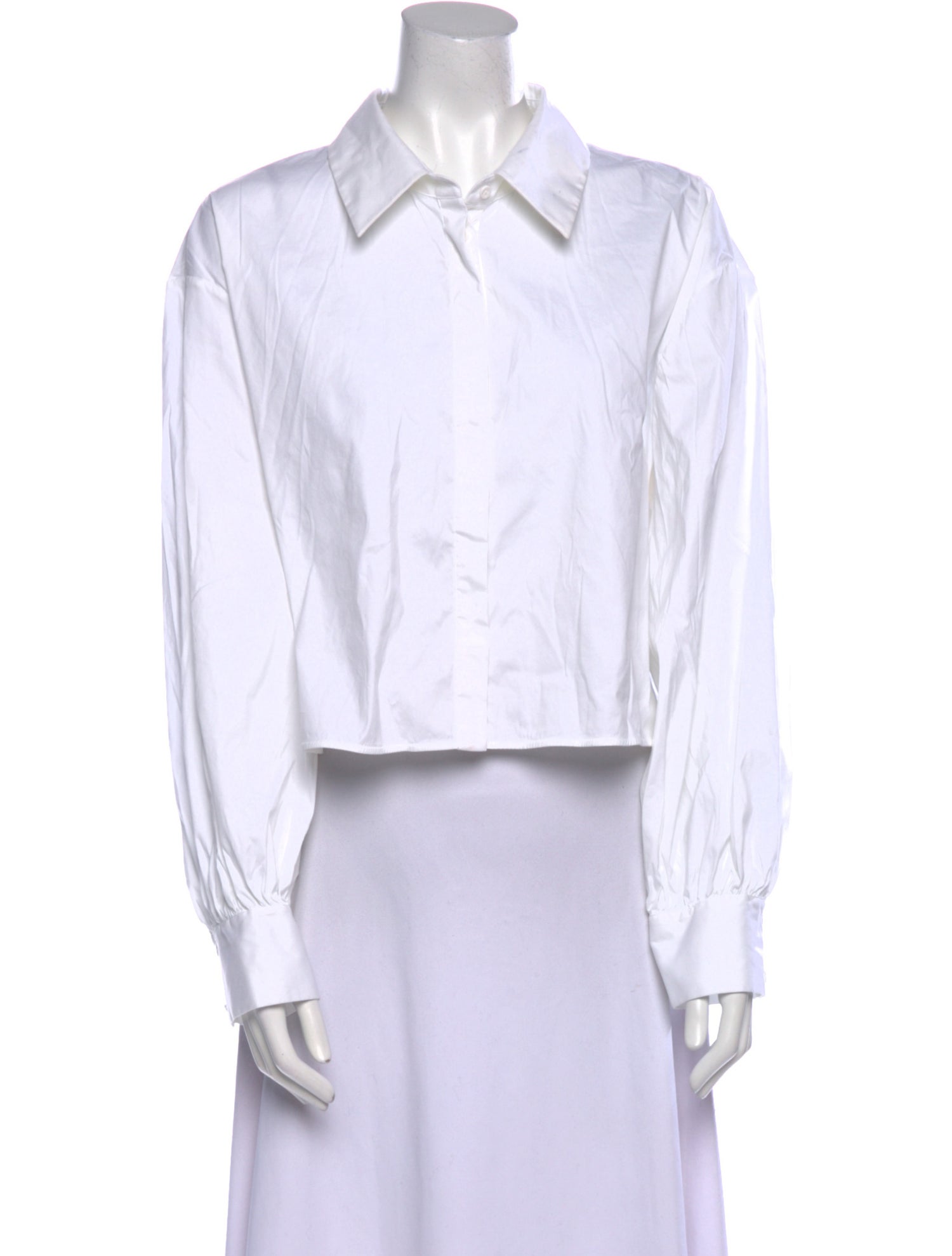 Alice + Olivia Long Sleeve Button-Up Top