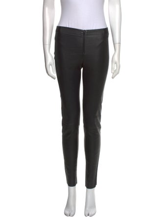 Alice + Olivia Leather Skinny Leg Pants