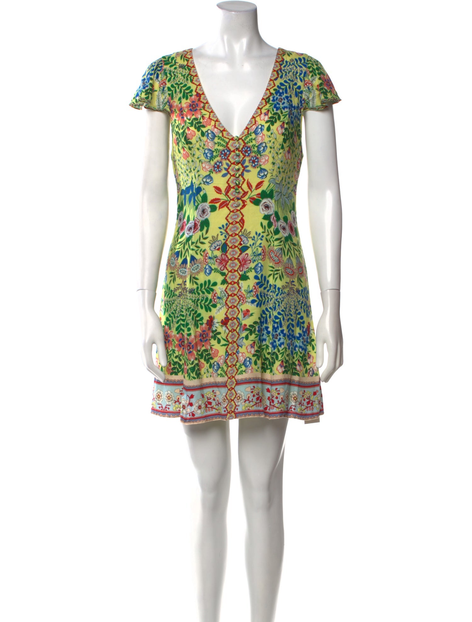 Alice + Olivia Printed Mini Dress