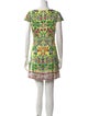 Alice + Olivia Printed Mini Dress