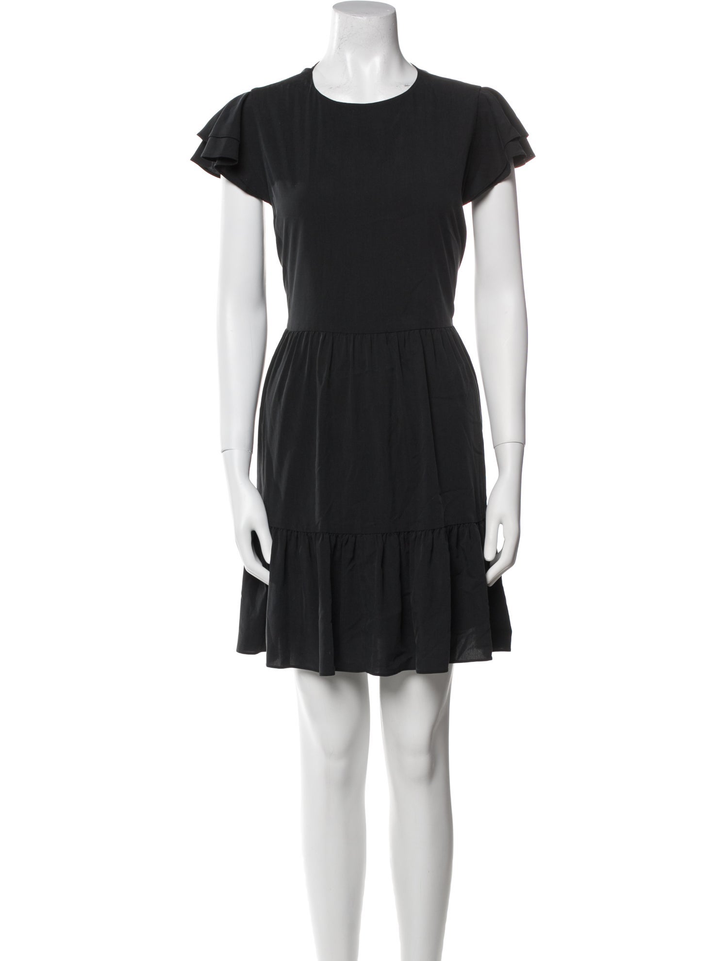 Alice + Olivia Crew Neck Mini Dress