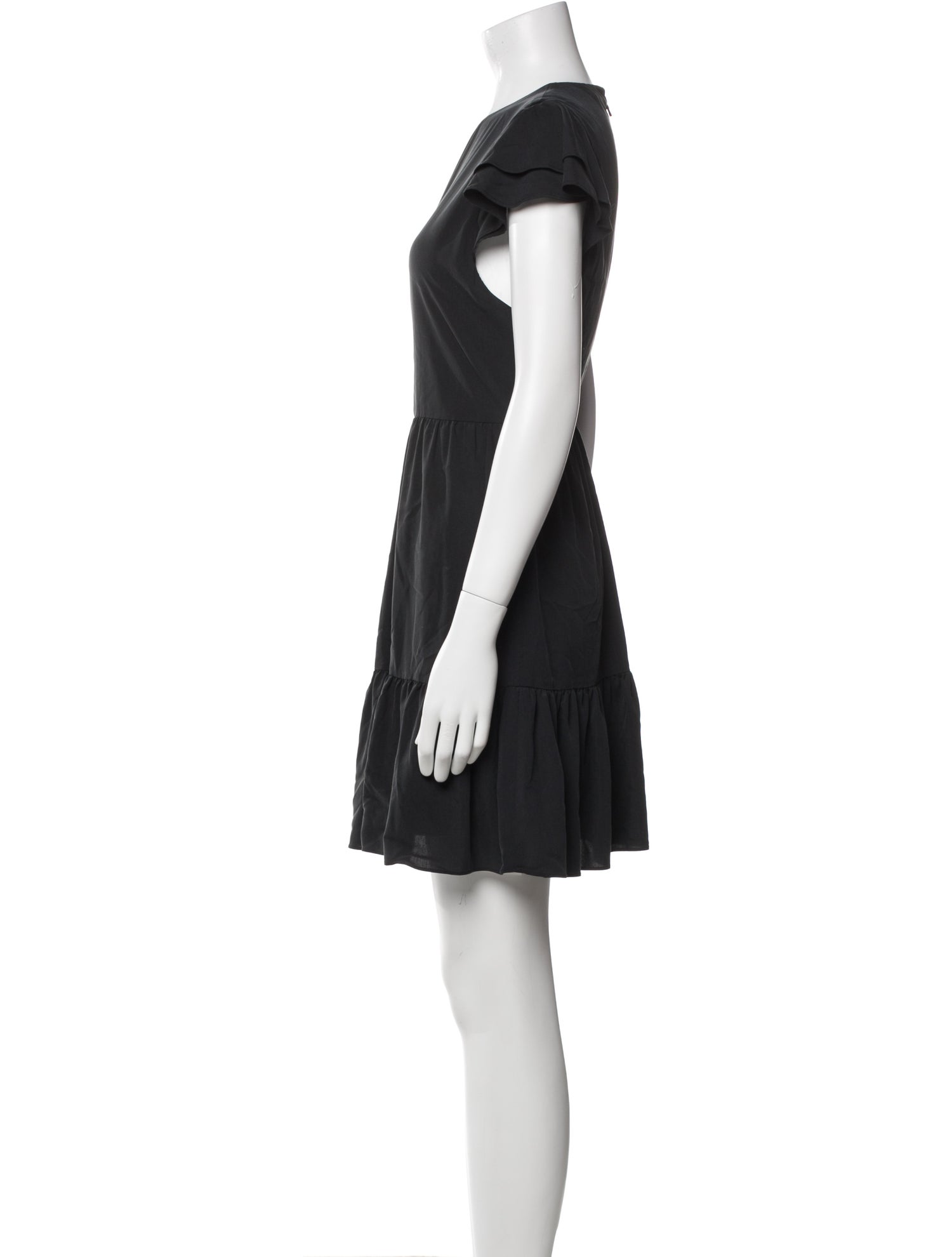 Alice + Olivia Crew Neck Mini Dress