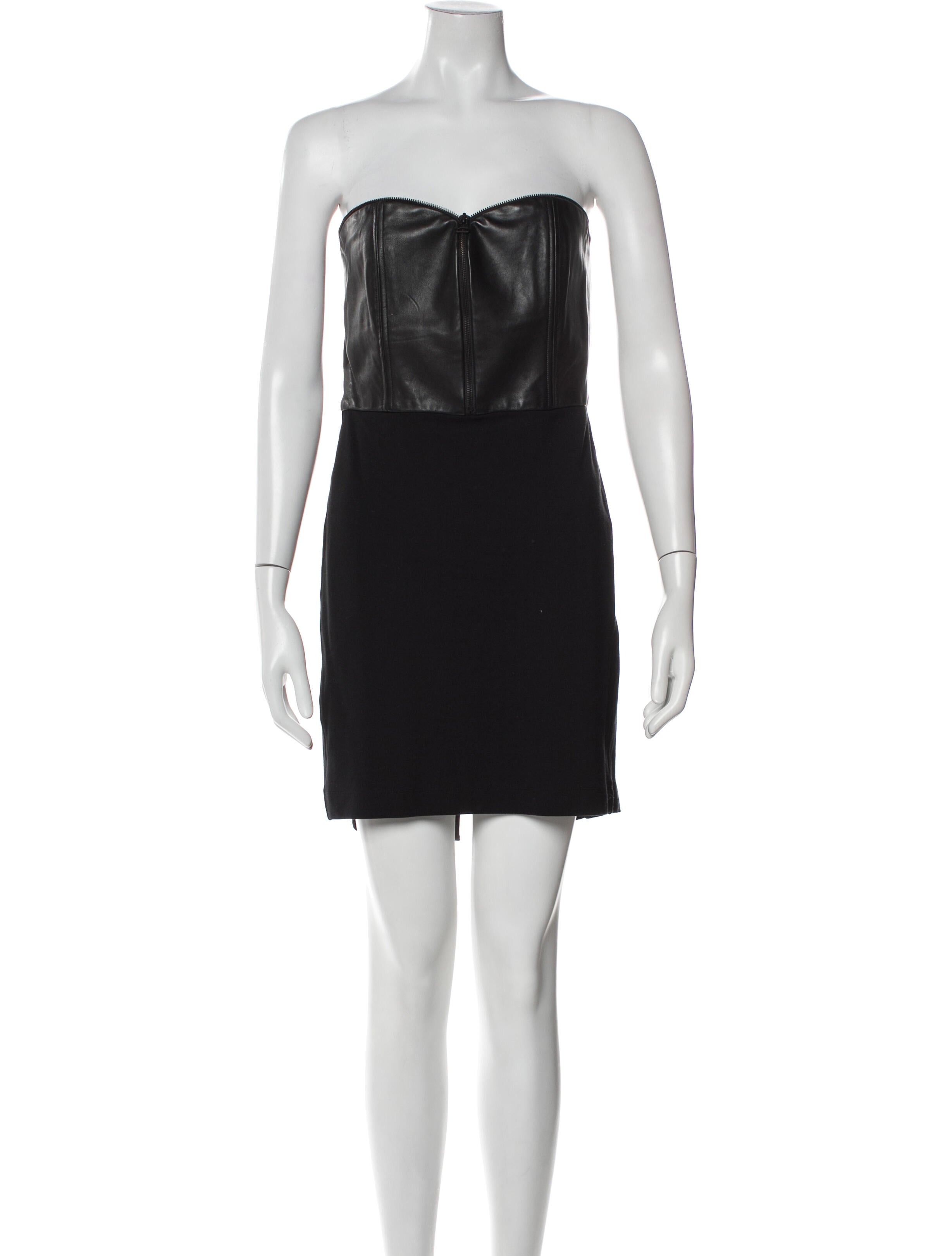 Alice + Olivia Strapless Mini Dress