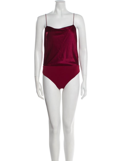 Alice + Olivia Square Neckline Sleeveless Bodysuit