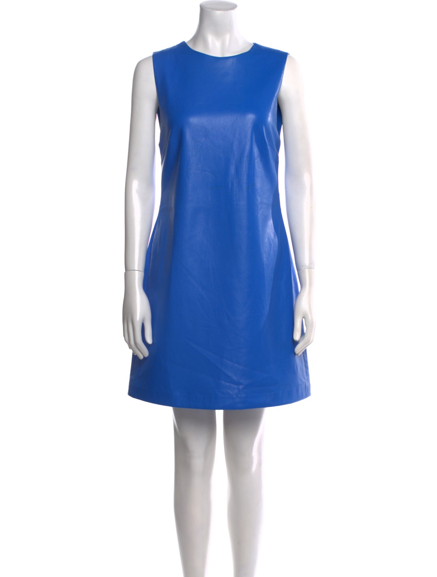 Alice + Olivia Faux Leather Mini Dress