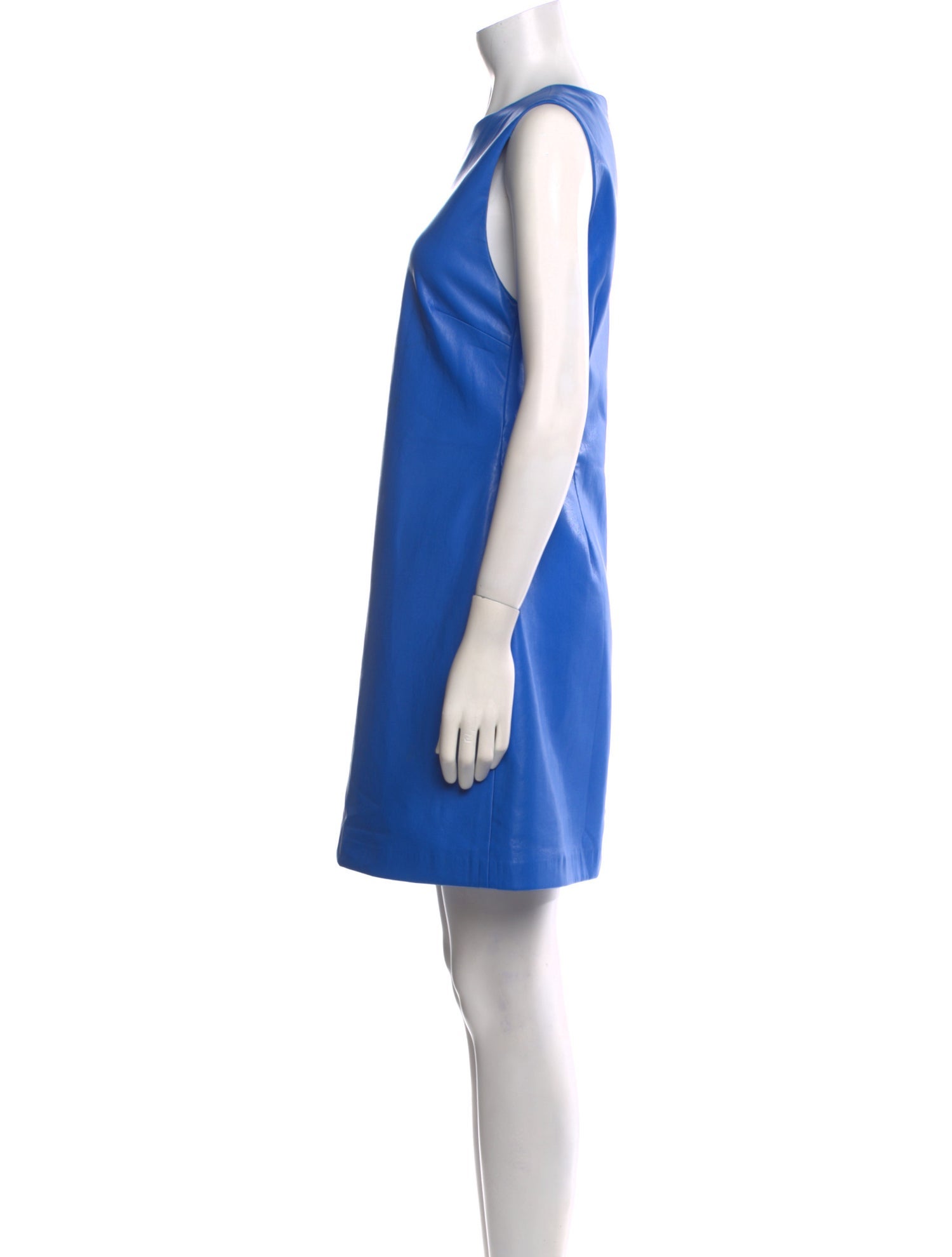 Alice + Olivia Faux Leather Mini Dress