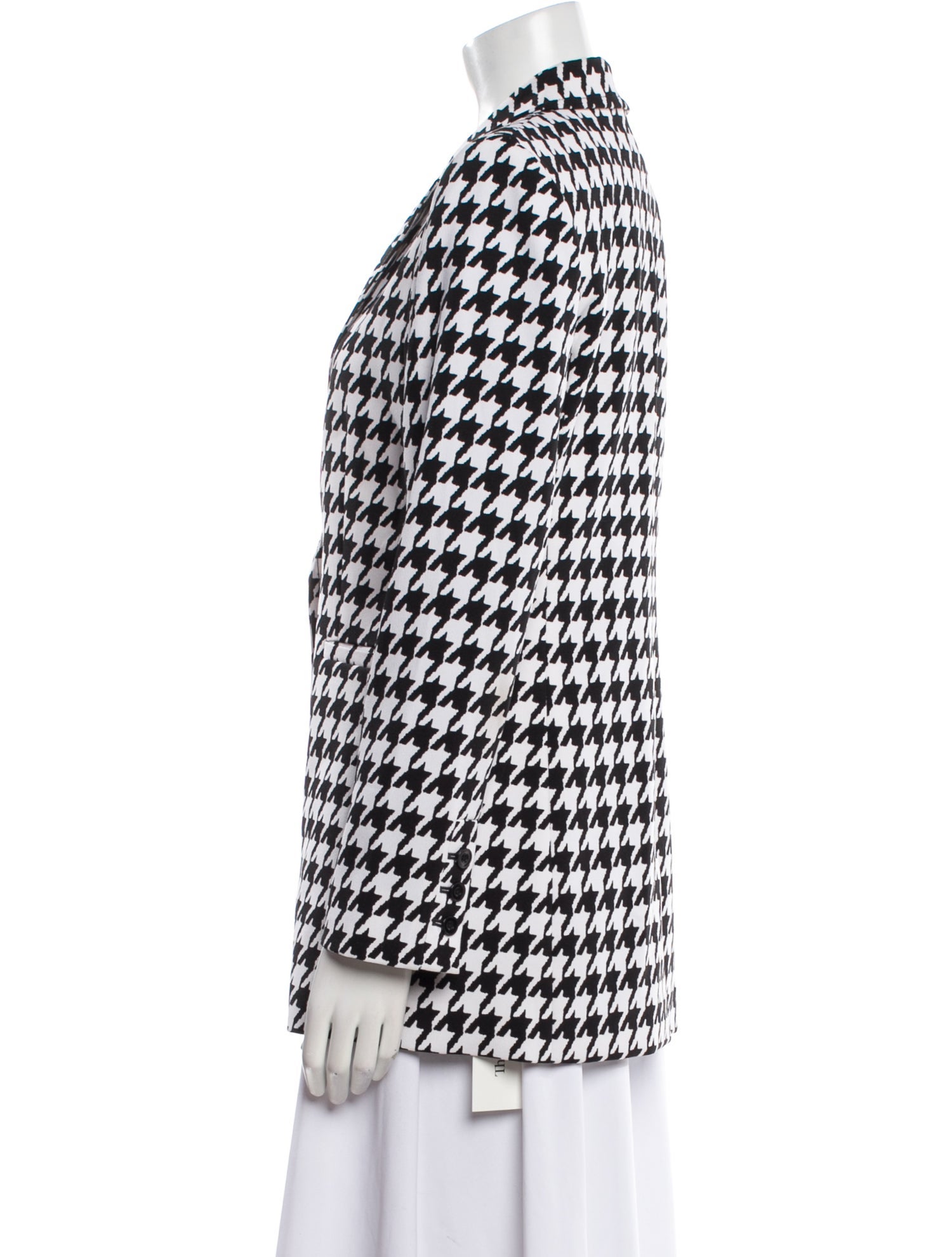 Alice + Olivia Houndstooth Print Blazer