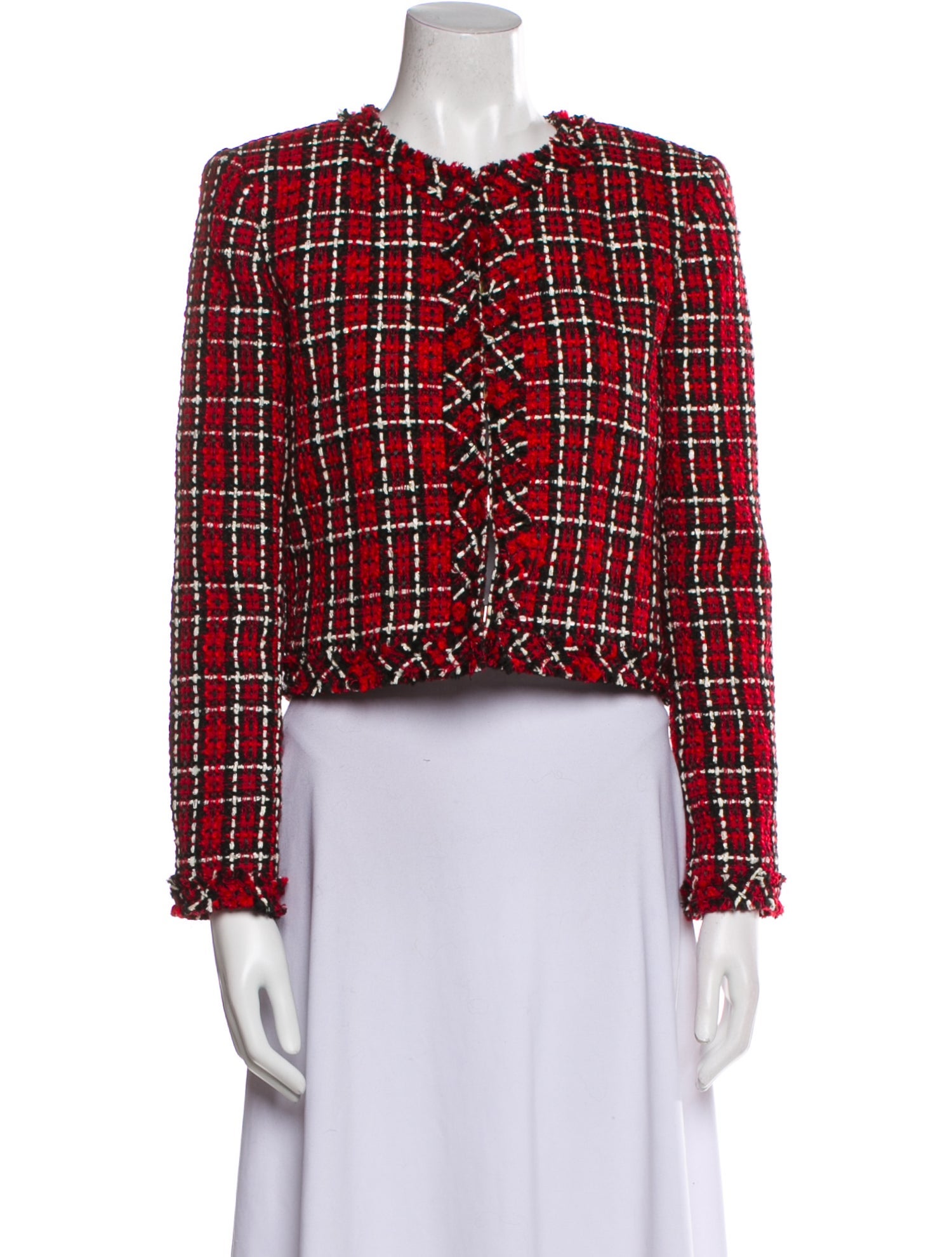 Alice + Olivia Plaid Print Evening Jacket w/ Tags