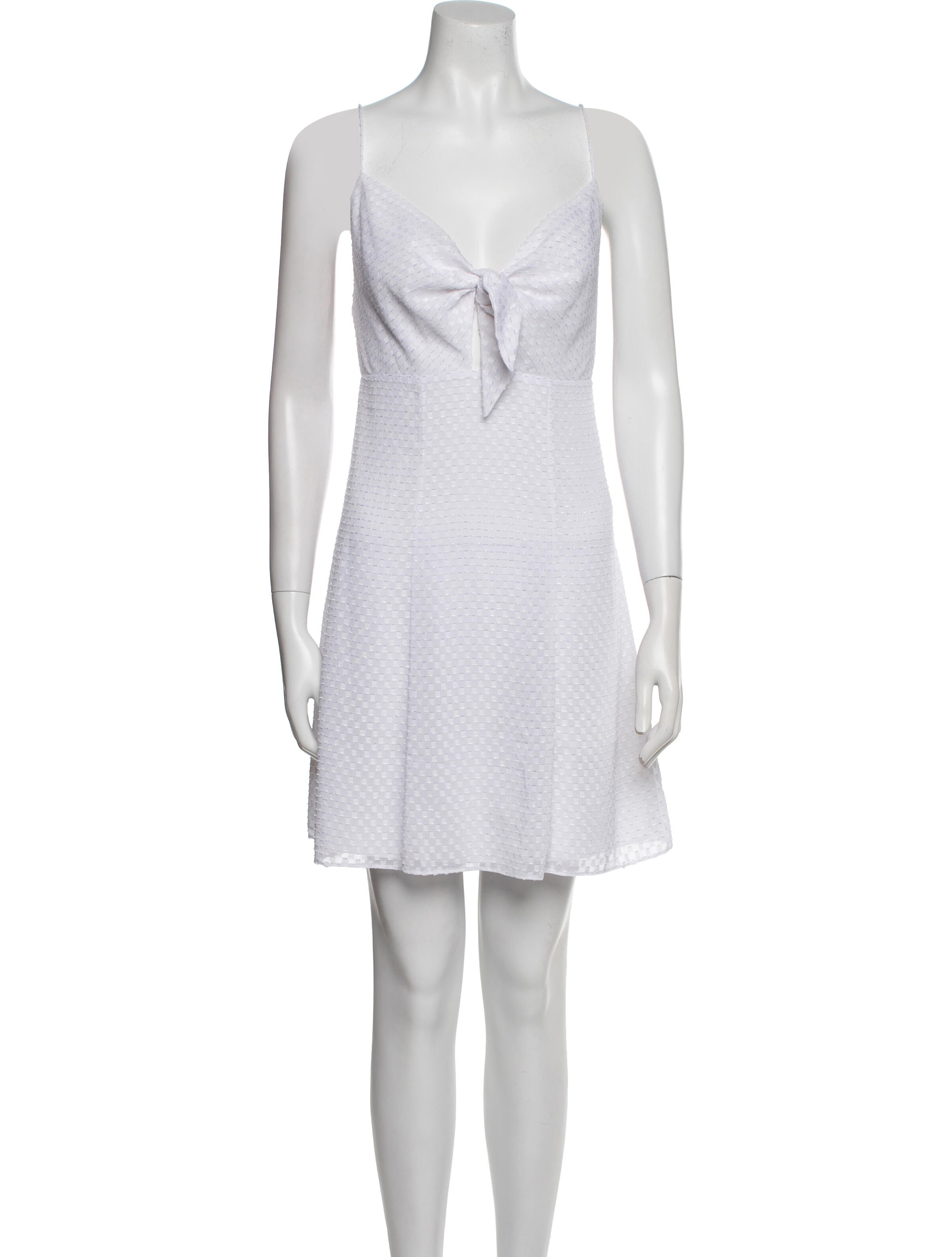 Alice + Olivia V-Neck Mini Dress