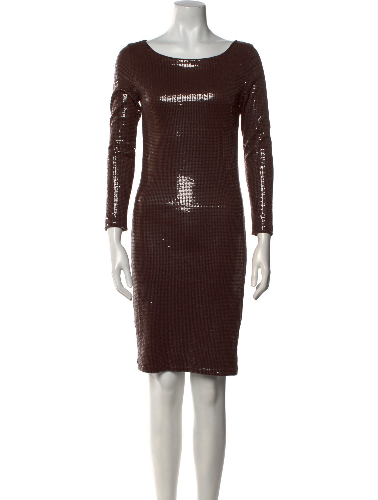 Alice + Olivia Bateau Neckline Knee-Length Dress