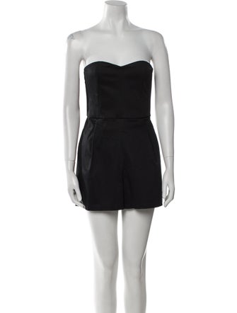 Alice + Olivia Strapless Romper
