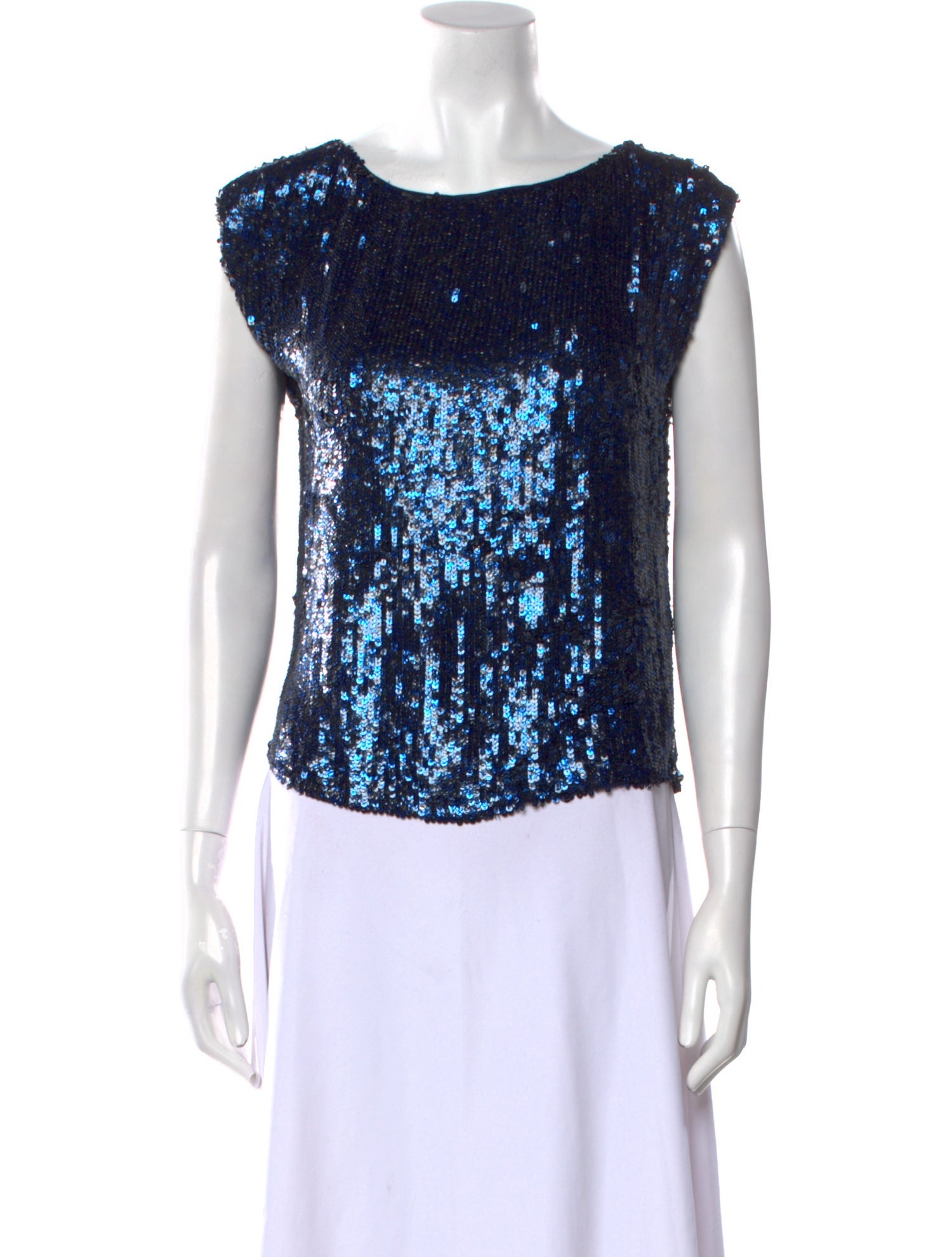 Alice + Olivia Silk Bateau Neckline Top