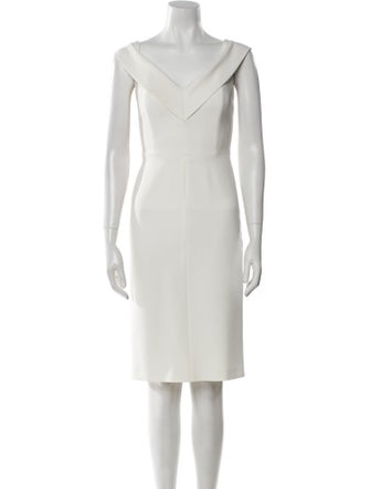 Alice + Olivia V-Neck Mini Dress