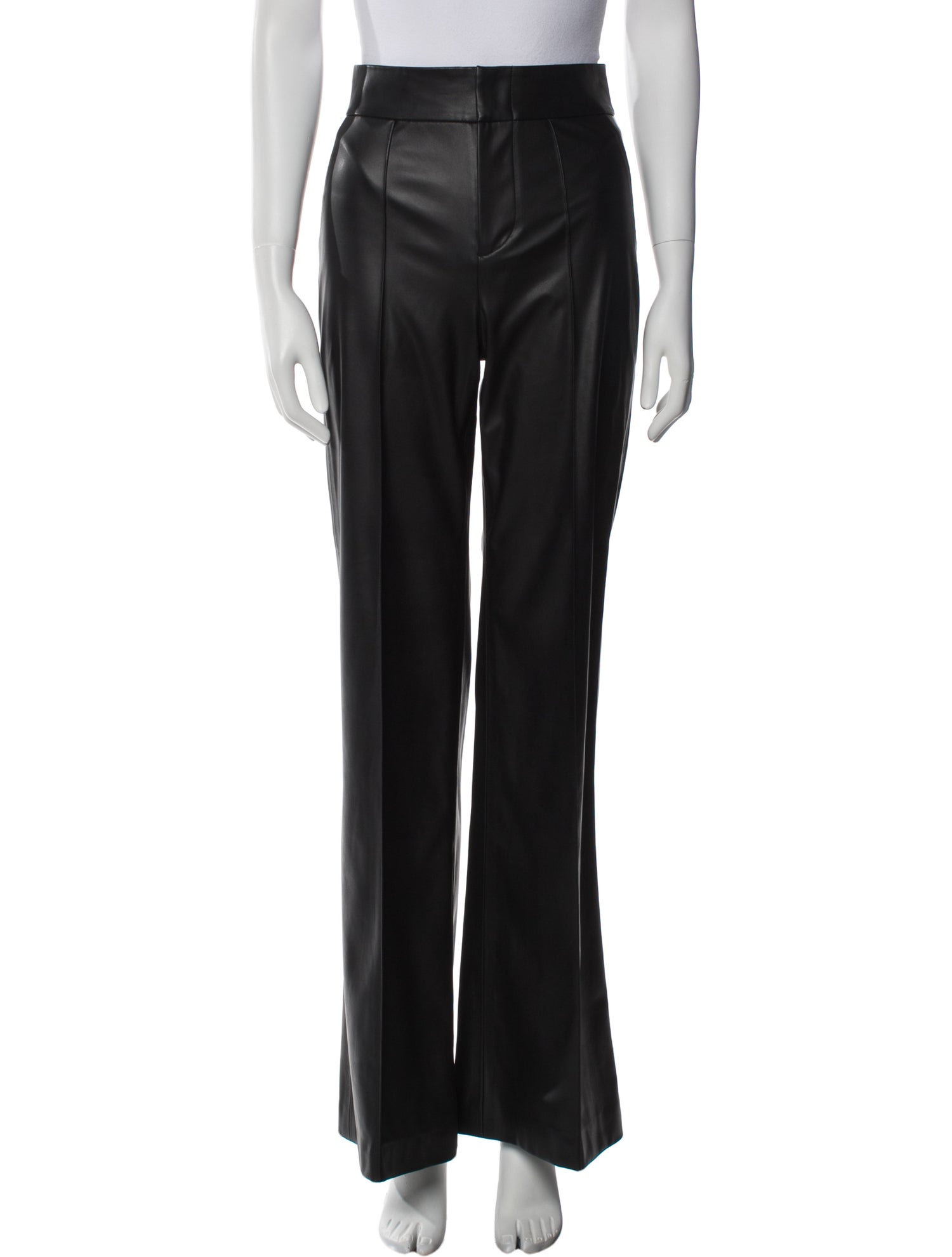 Alice + Olivia Faux Leather Wide Leg Pants