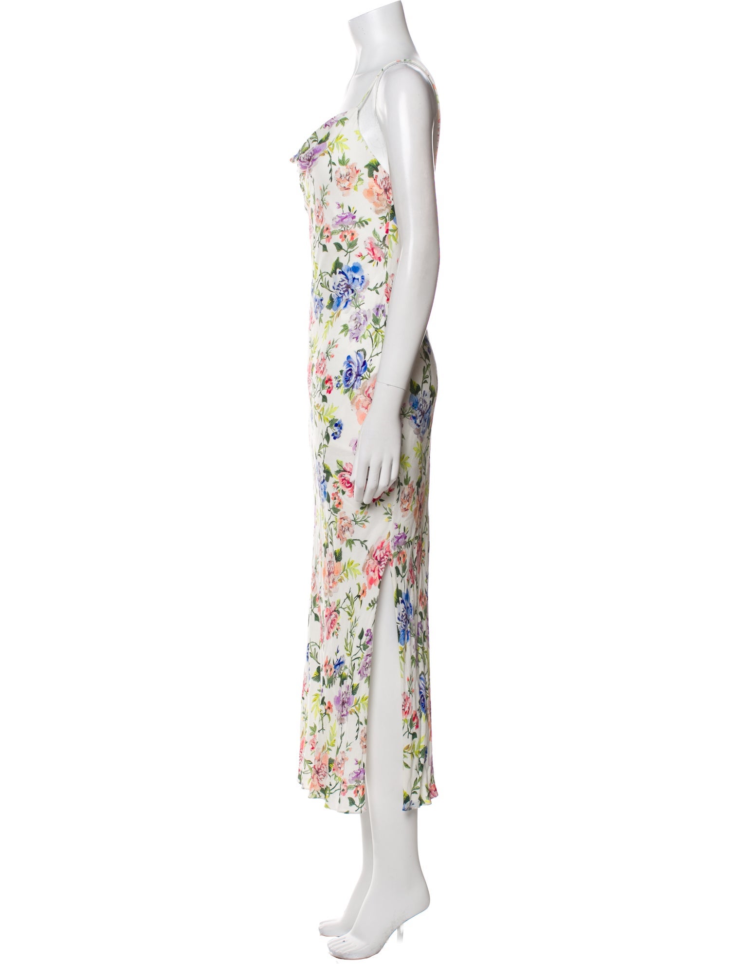 Alice + Olivia Floral Print Long Dress