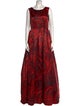 Alice + Olivia Silk Long Dress