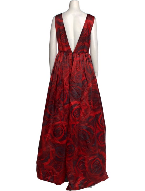 Alice + Olivia Silk Long Dress