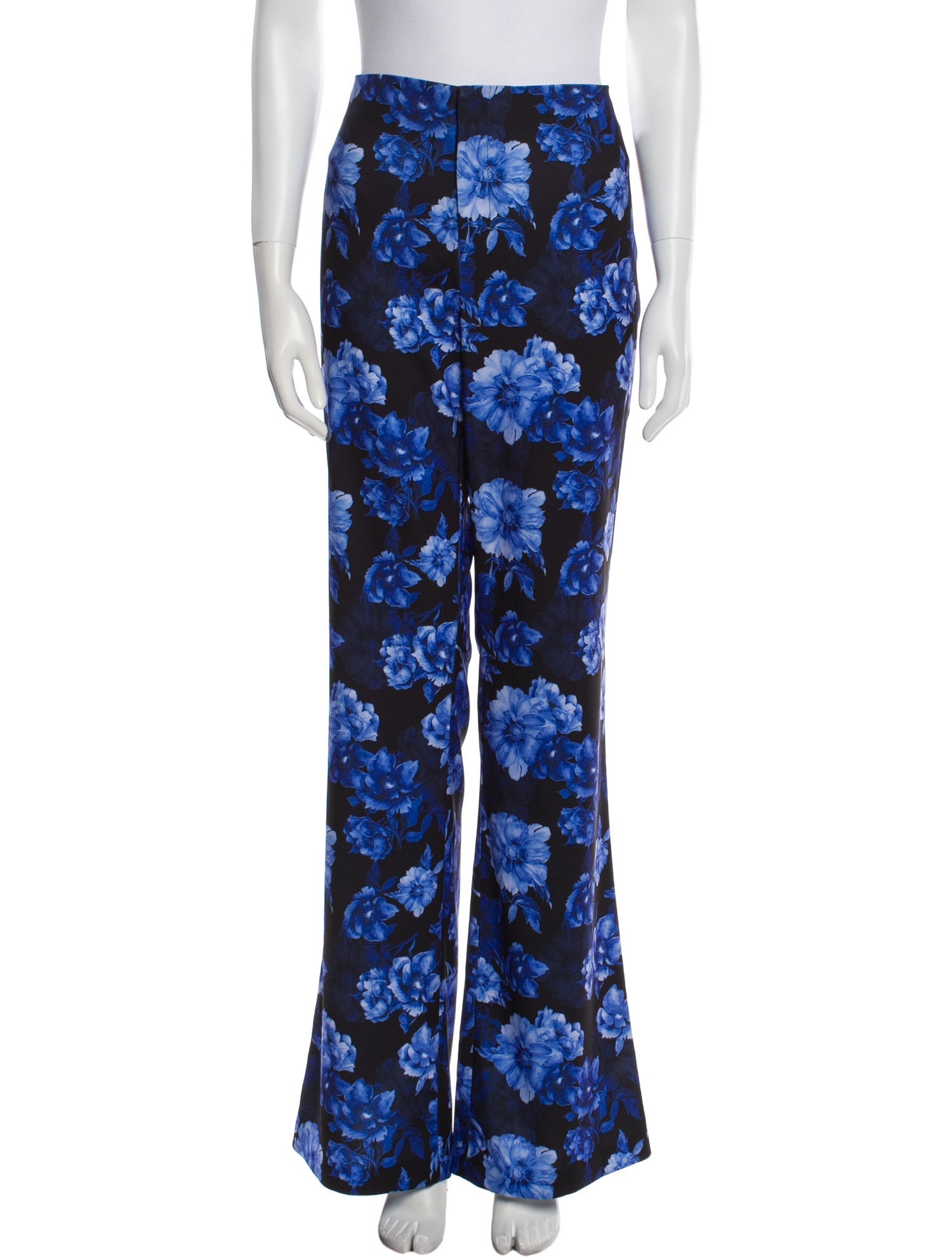 Alice + Olivia Floral Print Wide Leg Pants