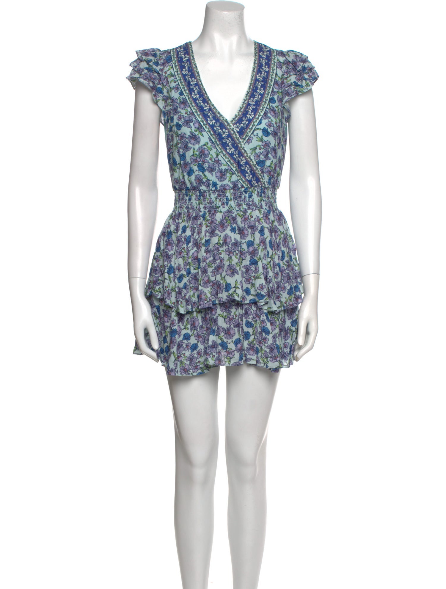 Alice + Olivia Floral Print Mini Dress