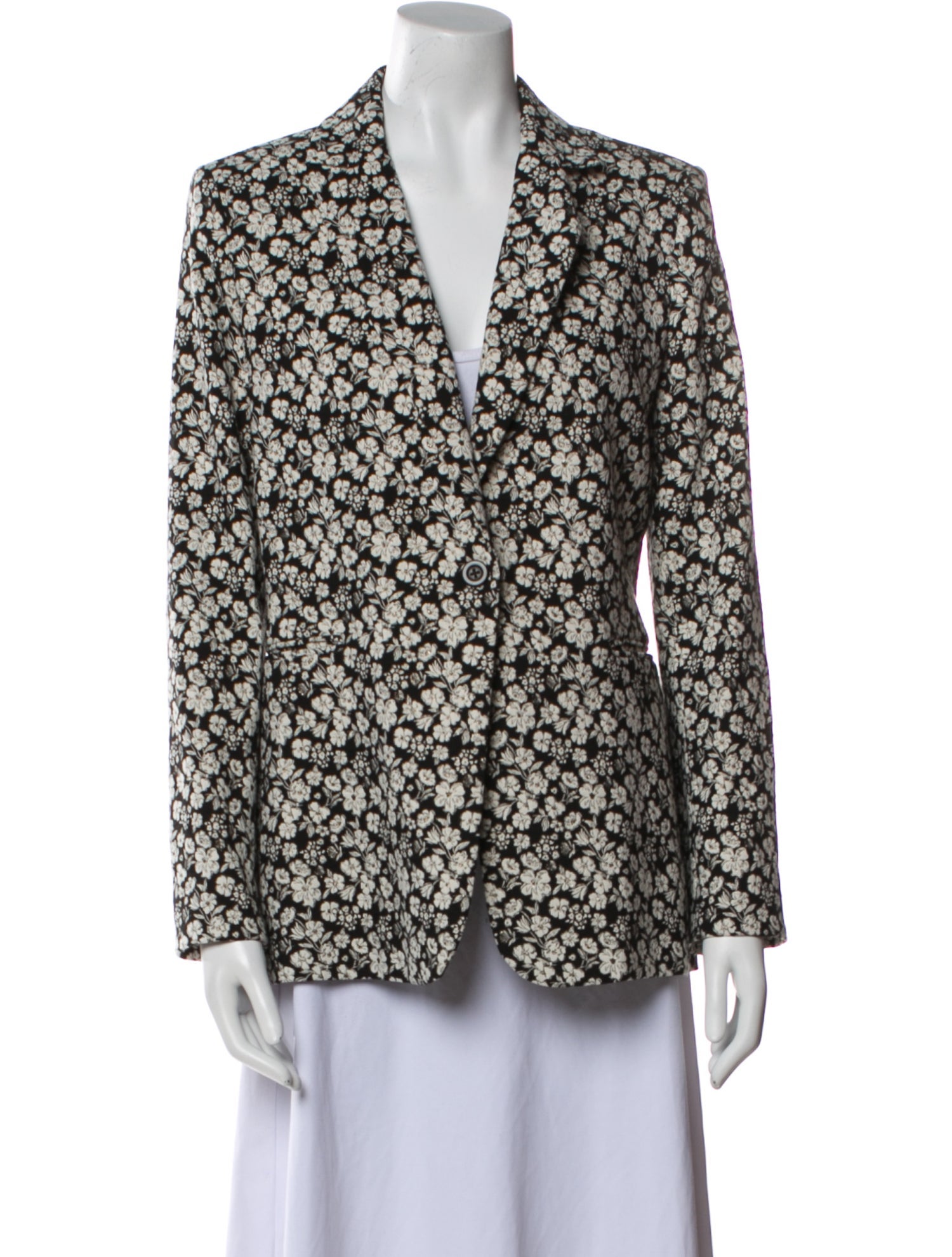 Alice + Olivia Floral Print Blazer