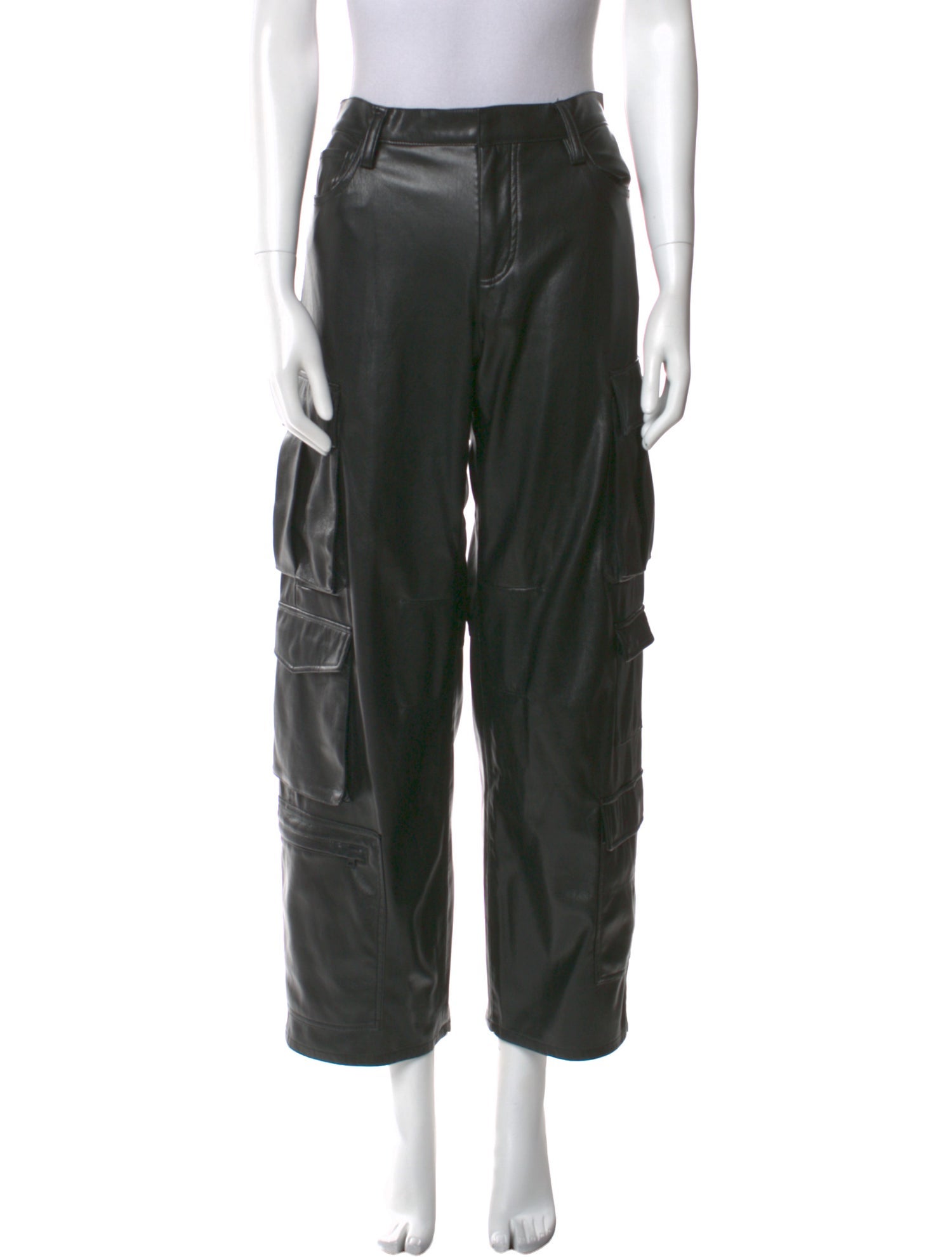 Alice + Olivia Faux Leather Wide Leg Pants