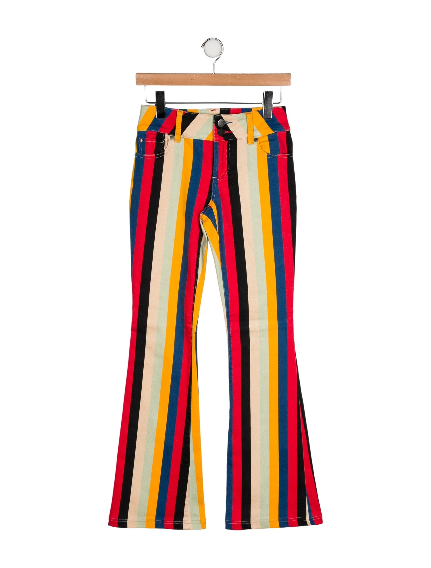 Alice + Olivia Mid-Rise Wide Leg Jeans
