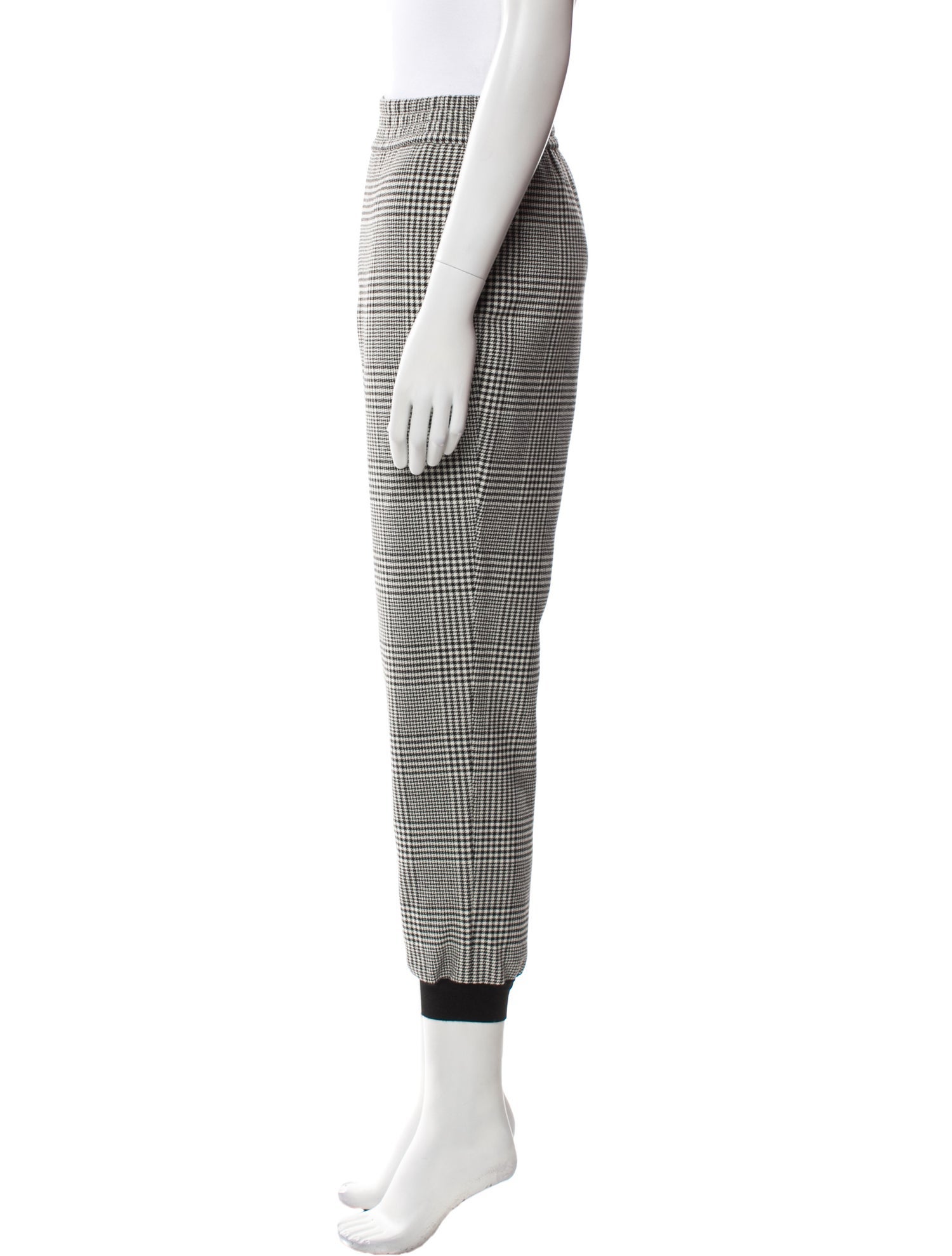 Alice + Olivia Plaid Print Skinny Leg Pants