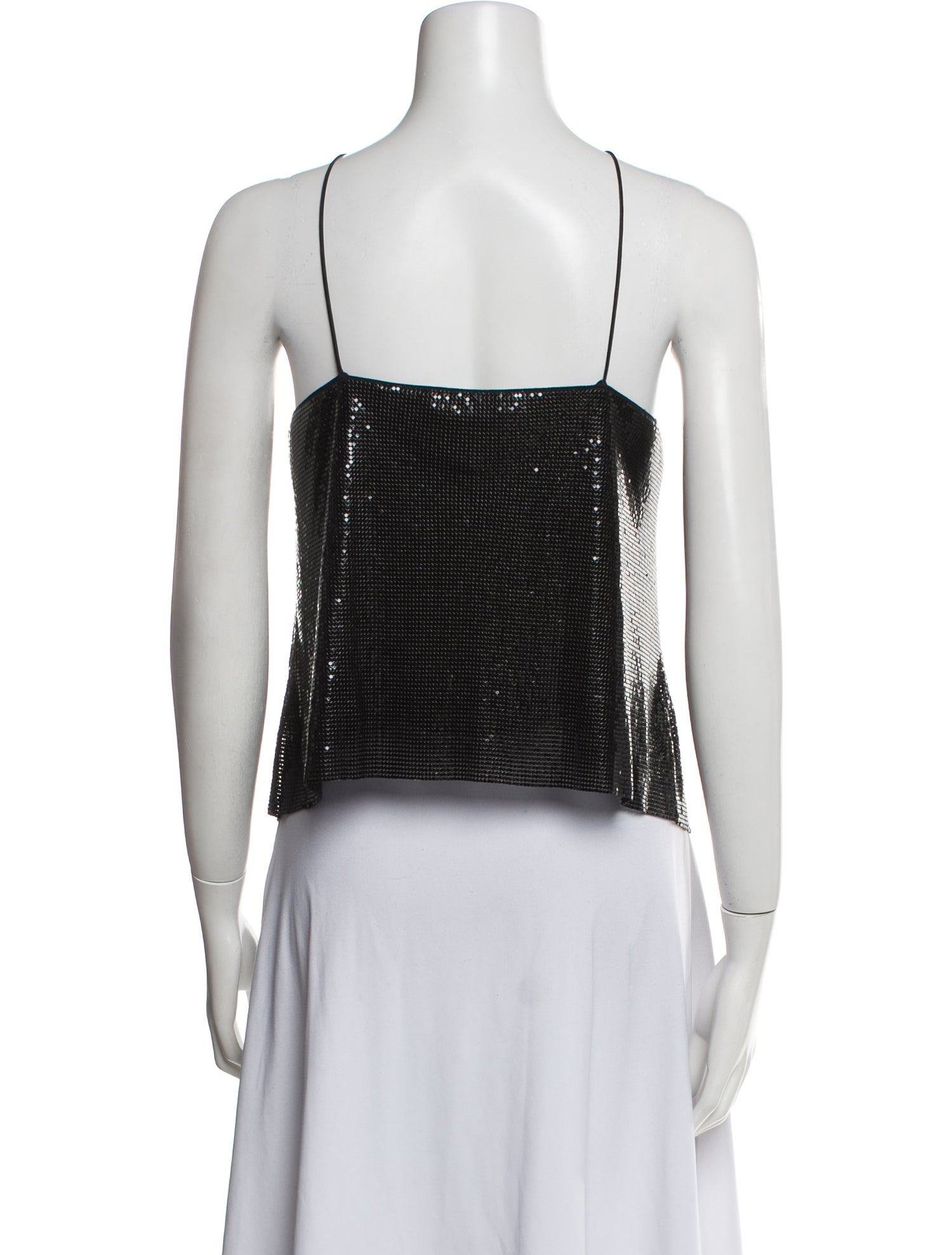 Alice + Olivia Cowl Neck Sleeveless Top