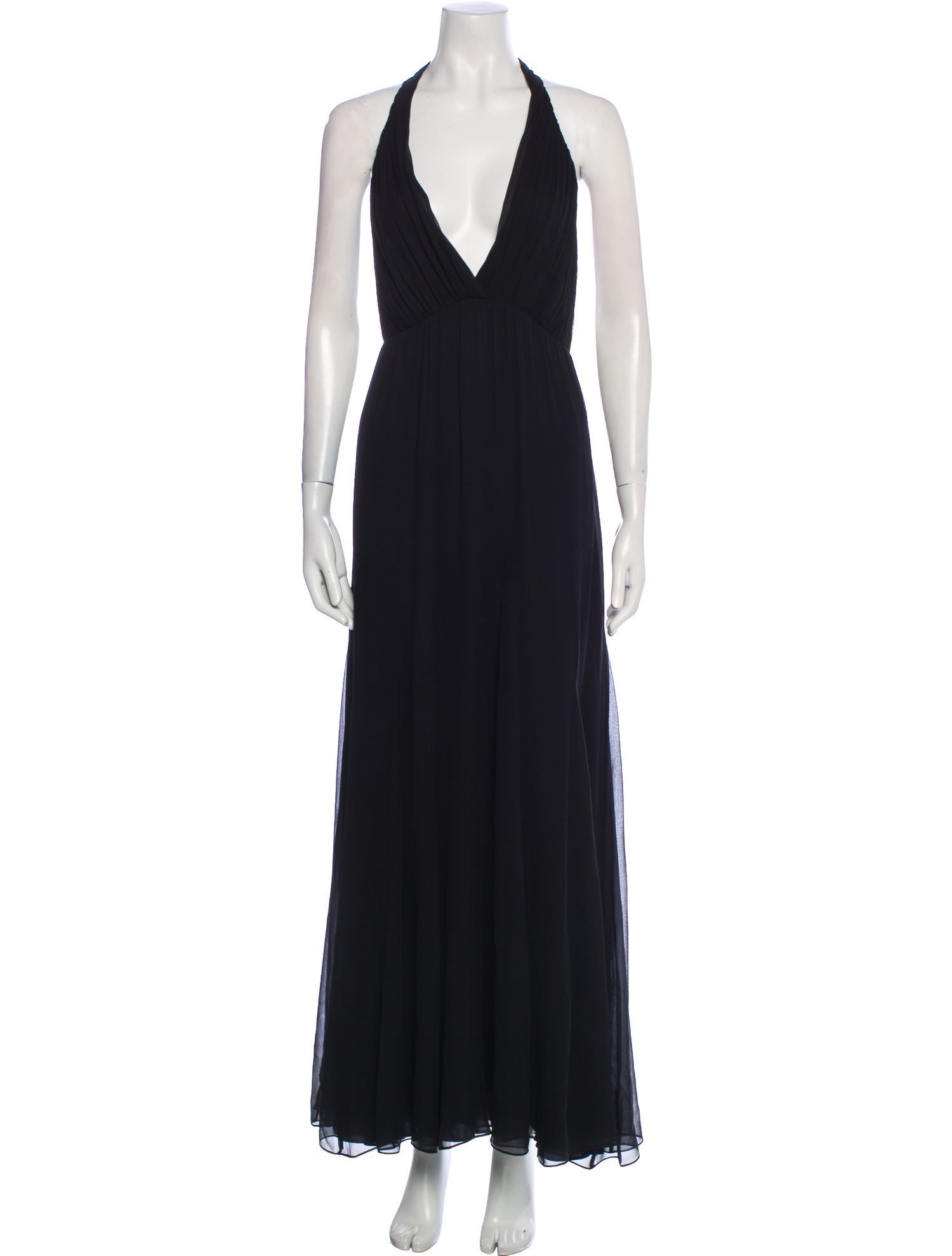 Alice + Olivia Halterneck Long Dress