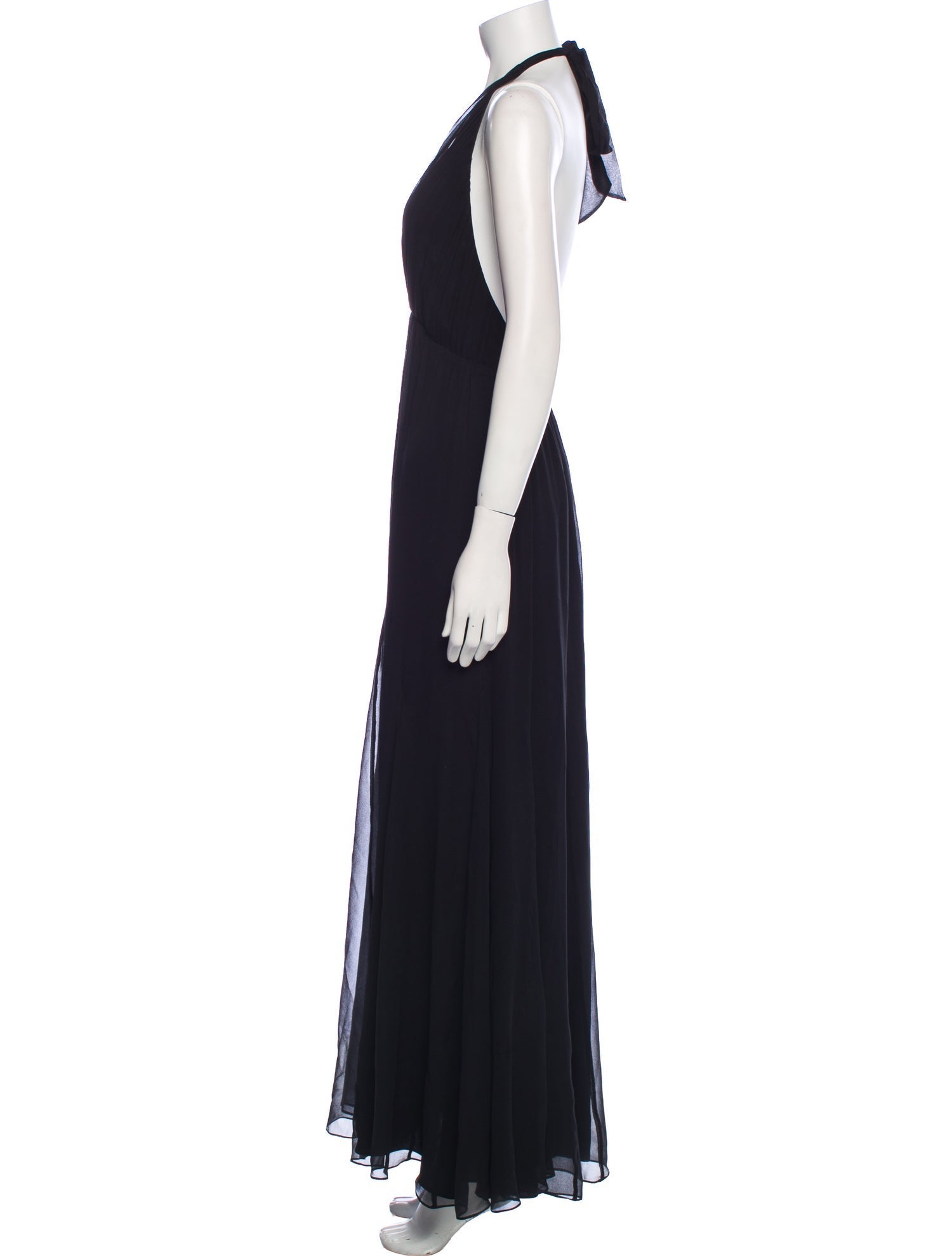 Alice + Olivia Halterneck Long Dress