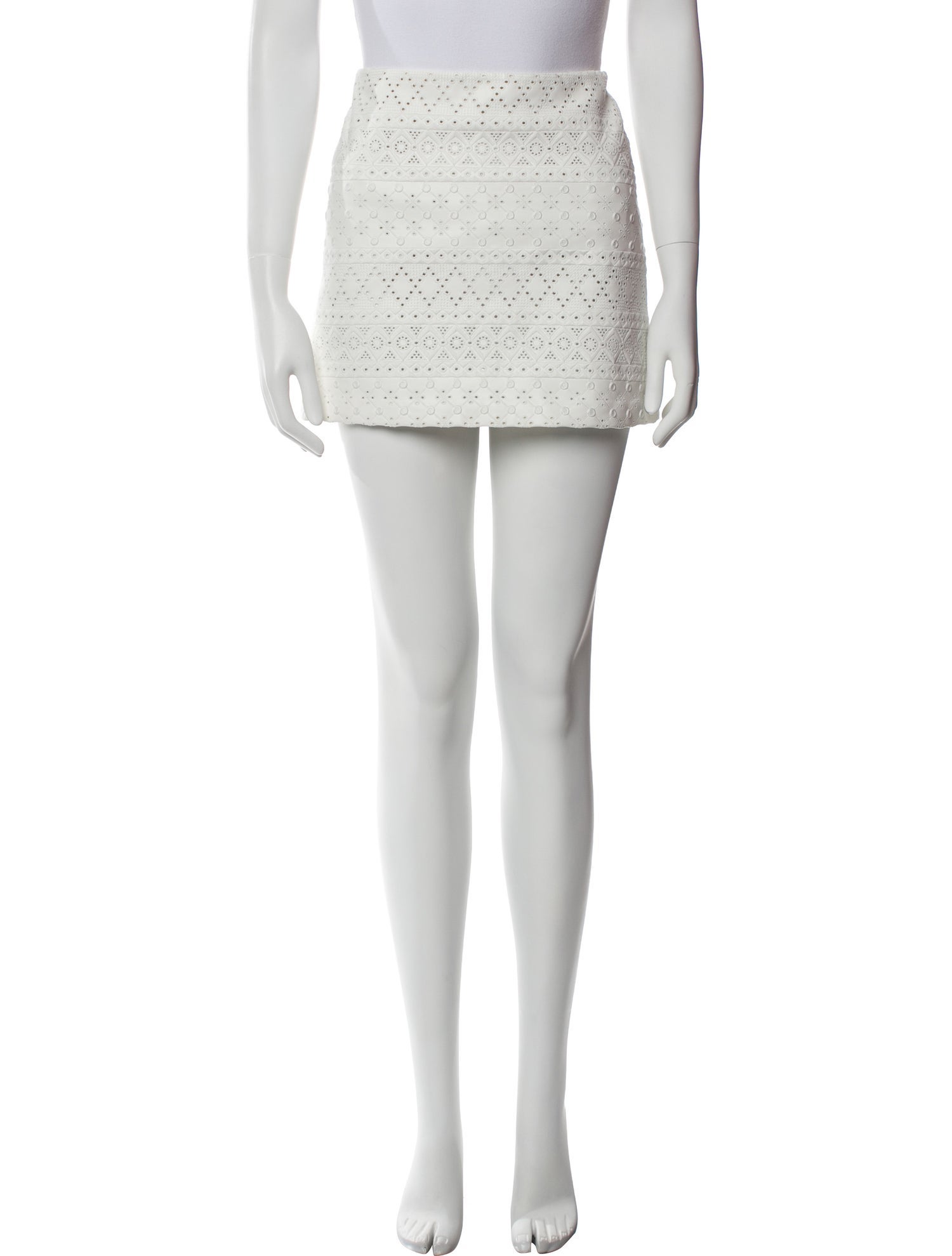 Alice + Olivia Glitter Accents Mini Skirt