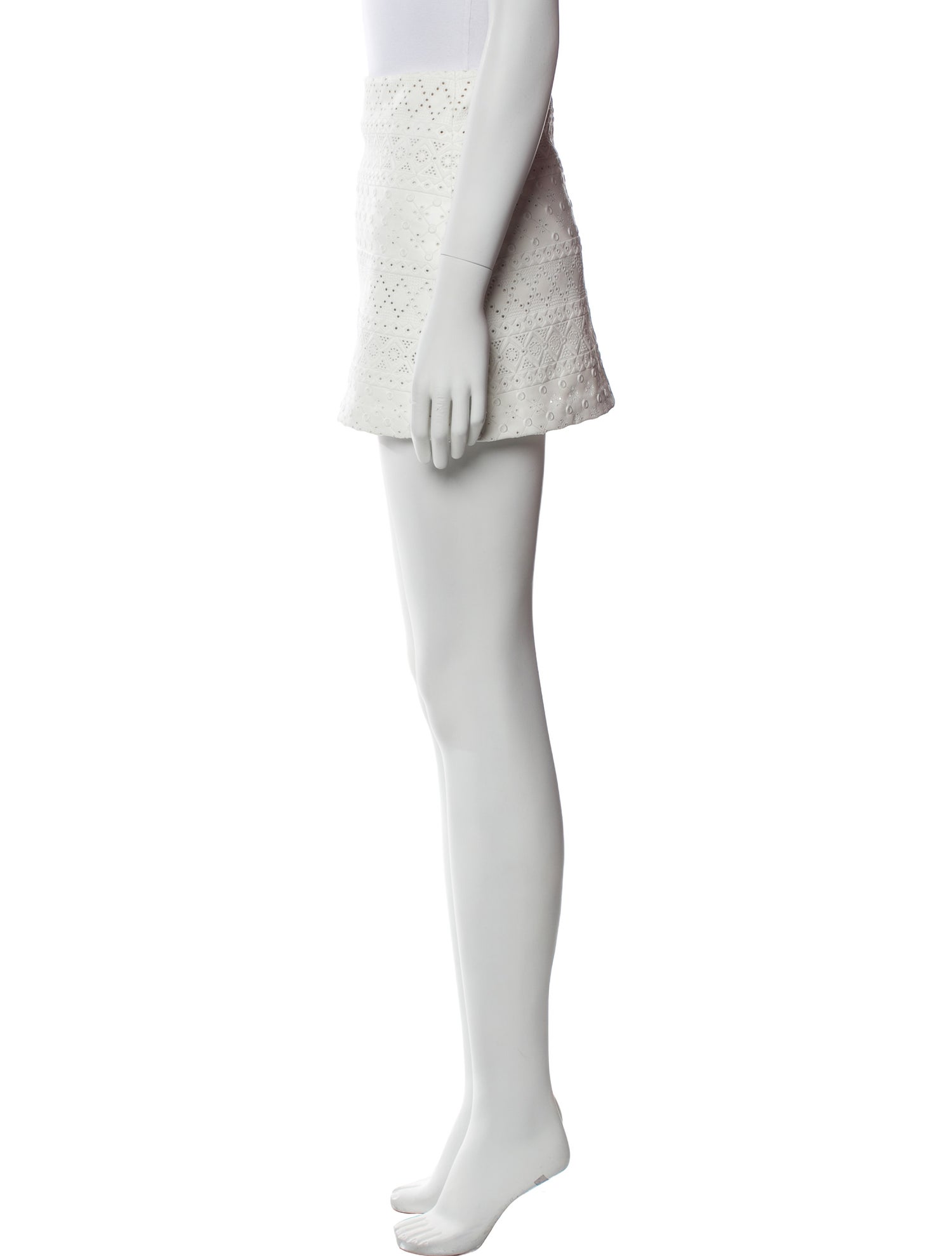 Alice + Olivia Glitter Accents Mini Skirt