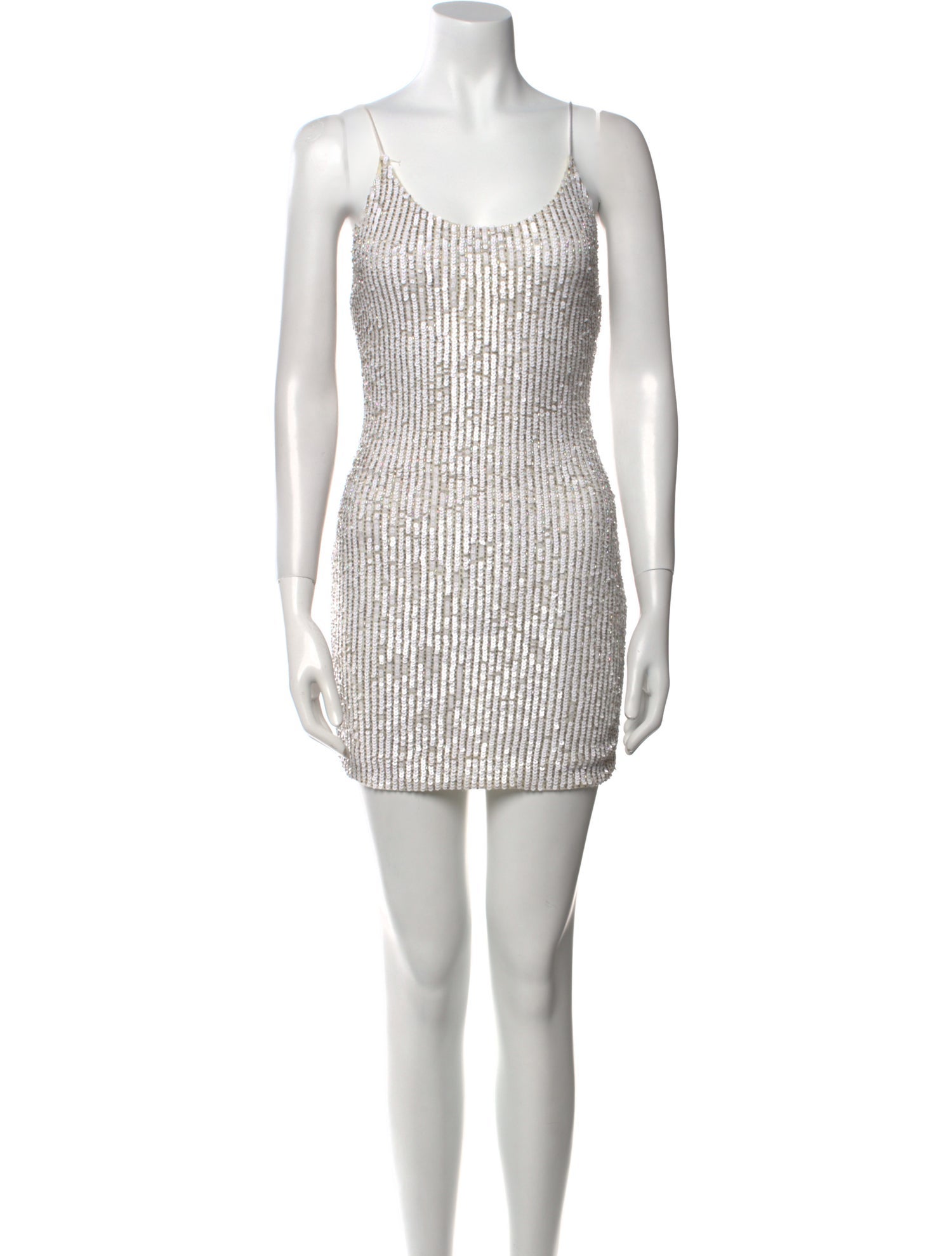 Alice + Olivia Scoop Neck Mini Dress