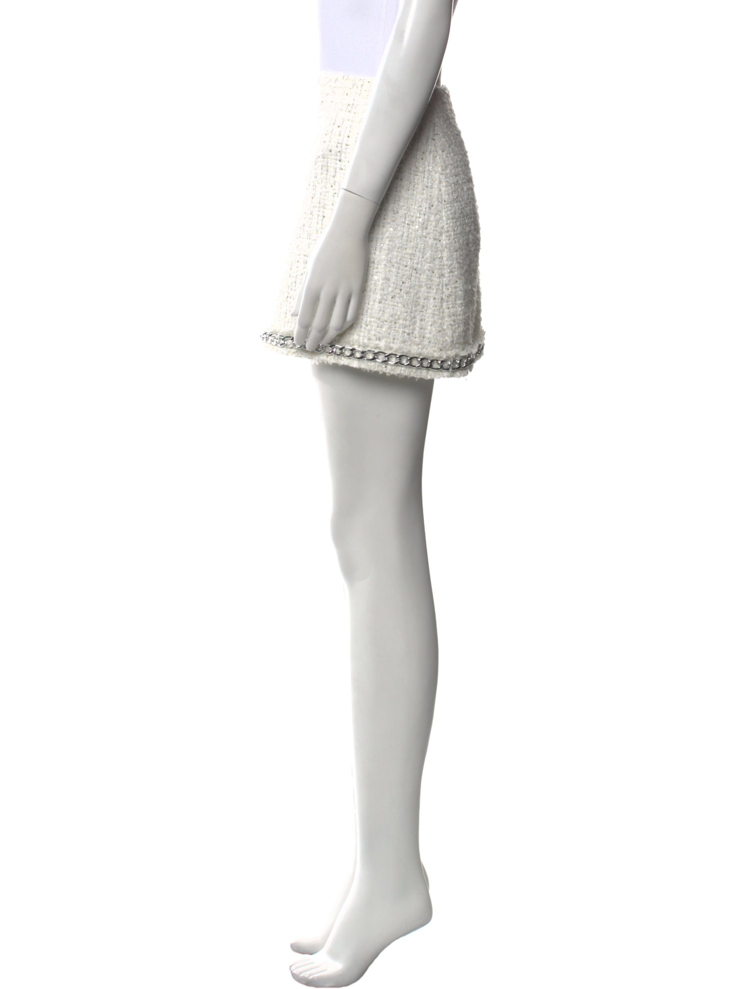 Alice + Olivia Tweed Pattern Mini Skirt