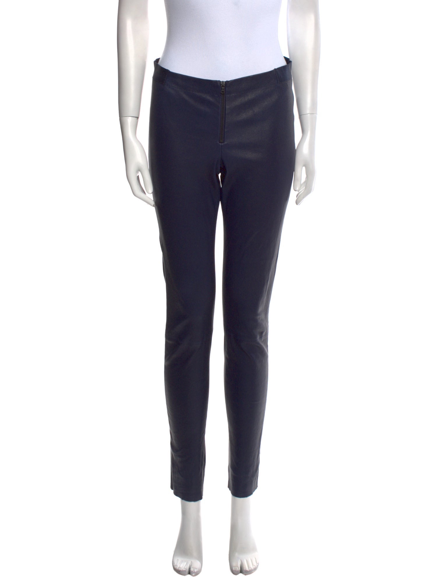 Alice + Olivia Lamb Leather Skinny Leg Pants