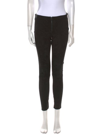Alice + Olivia Leather Skinny Leg Pants