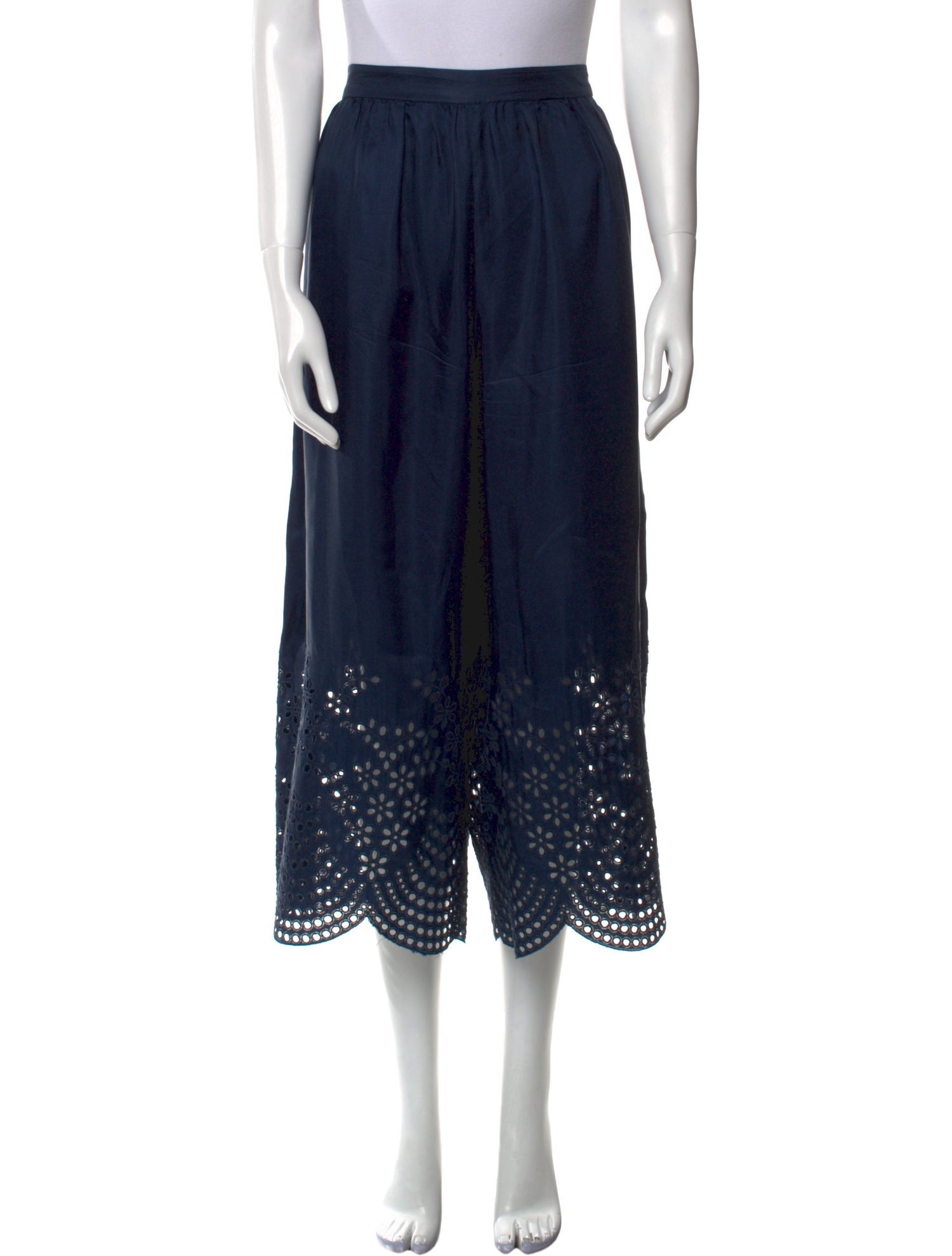 Alice + Olivia Silk Wide Leg Pants