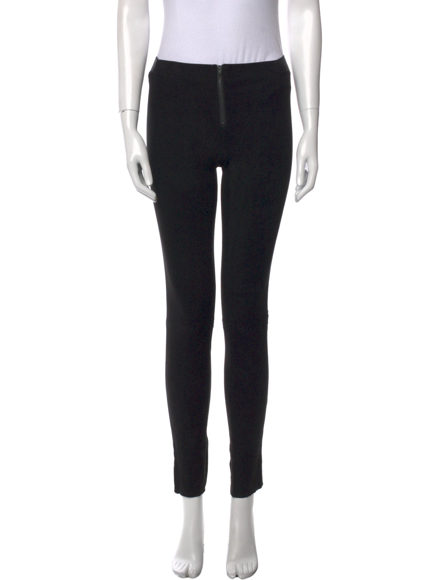 Alice + Olivia Lamb Leather Skinny Leg Pants