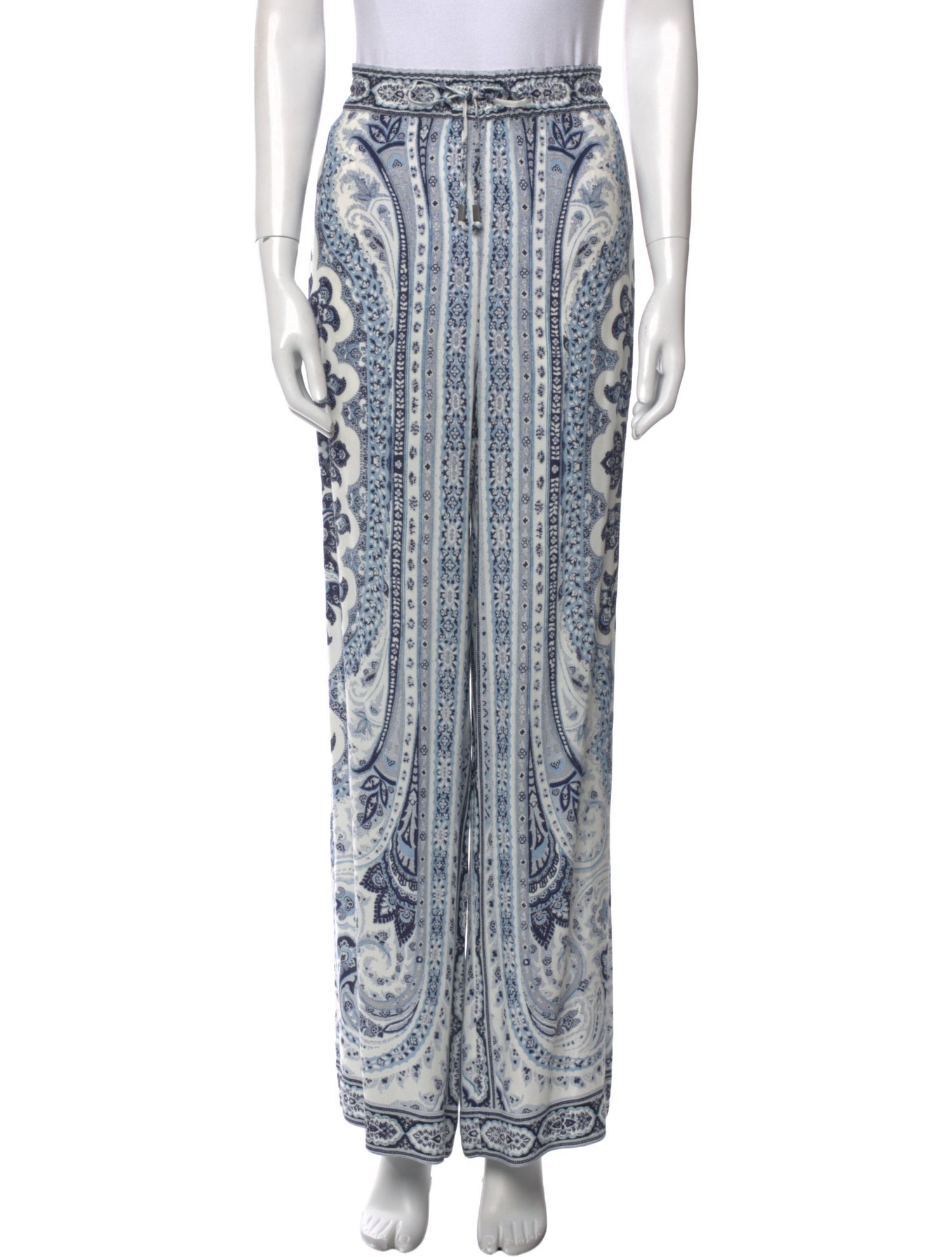 Alice + Olivia Printed Wide Leg Pants