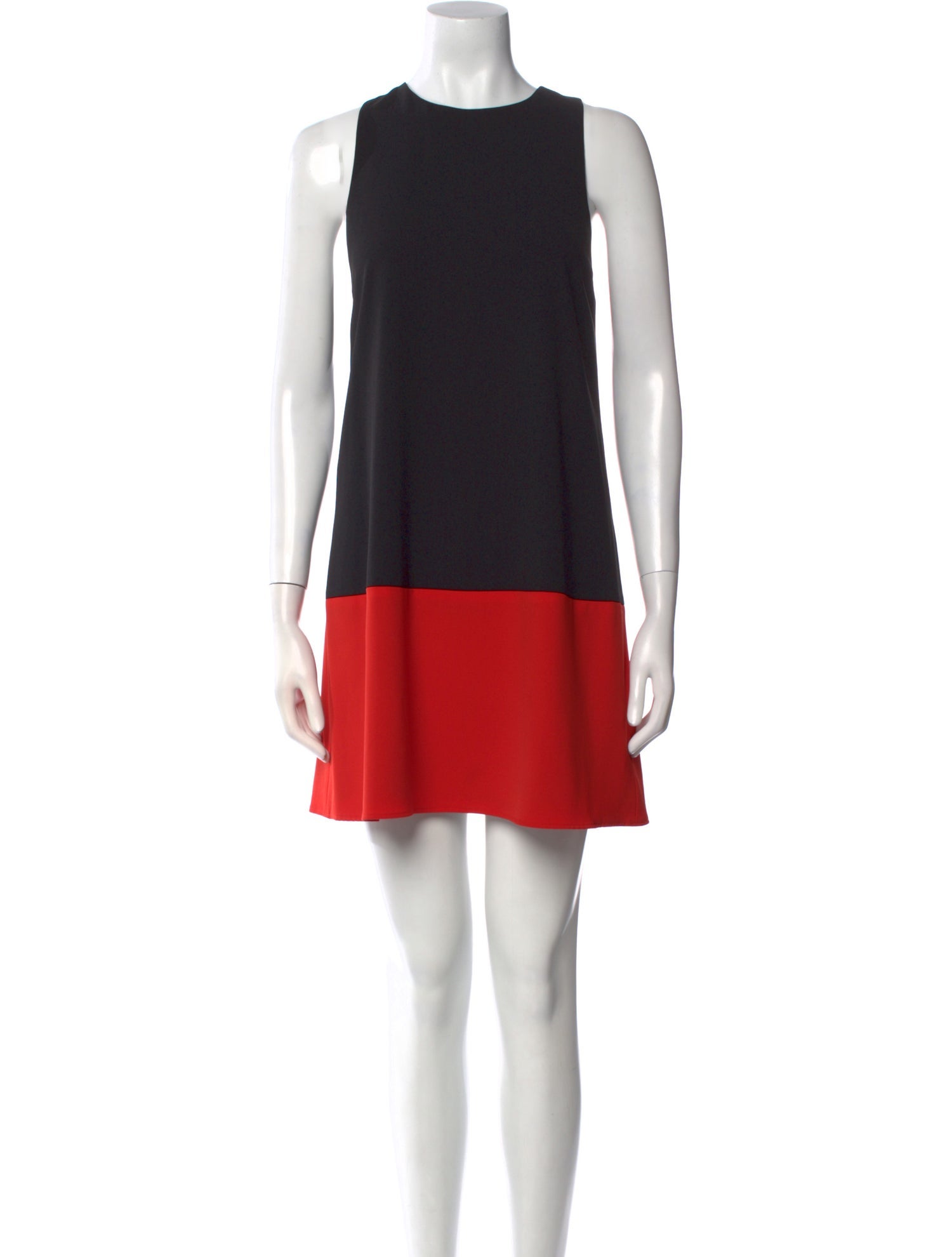 Alice + Olivia Colorblock Pattern Mini Dress
